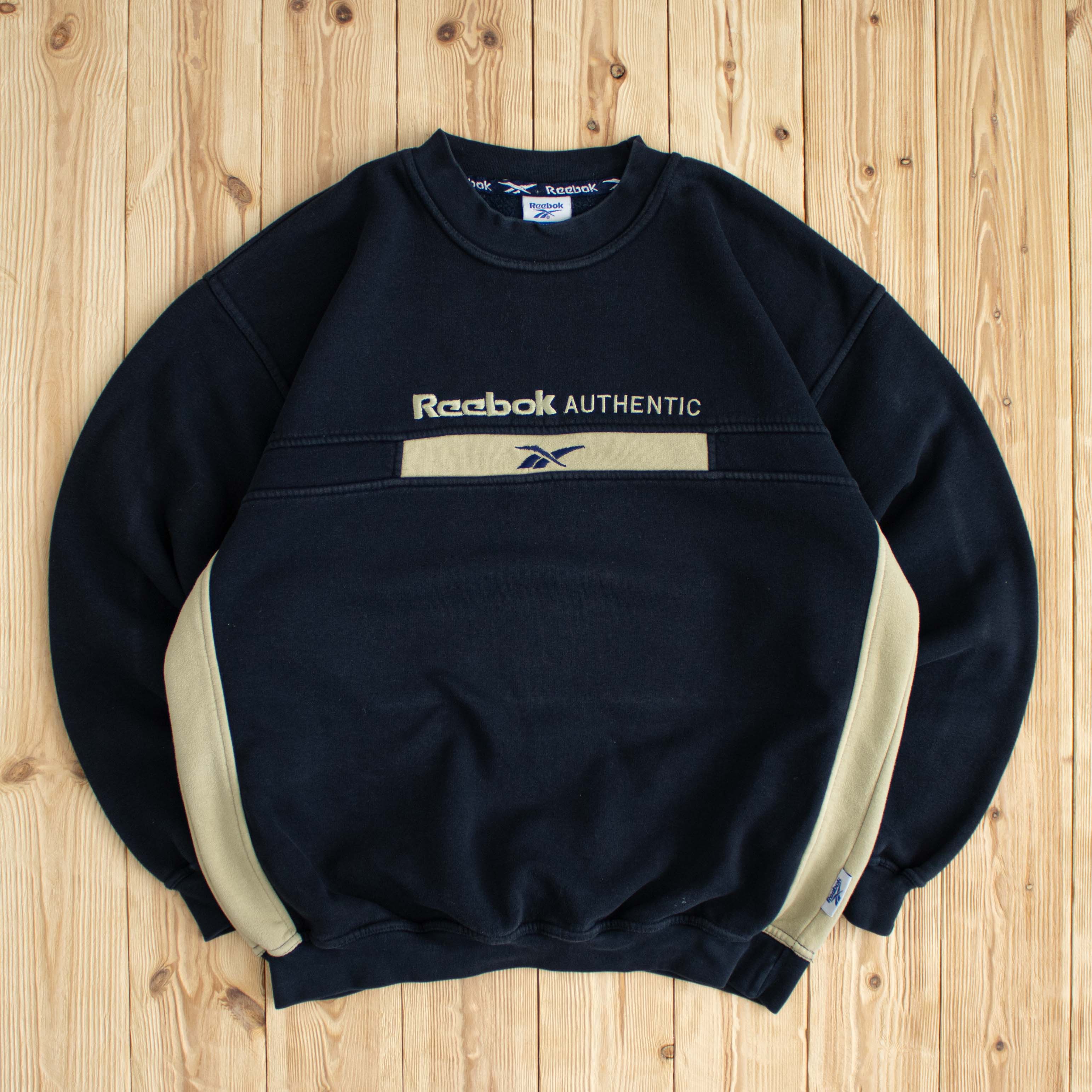 (L) Vintage Reebok Authentic Embroidered Sweatshirt