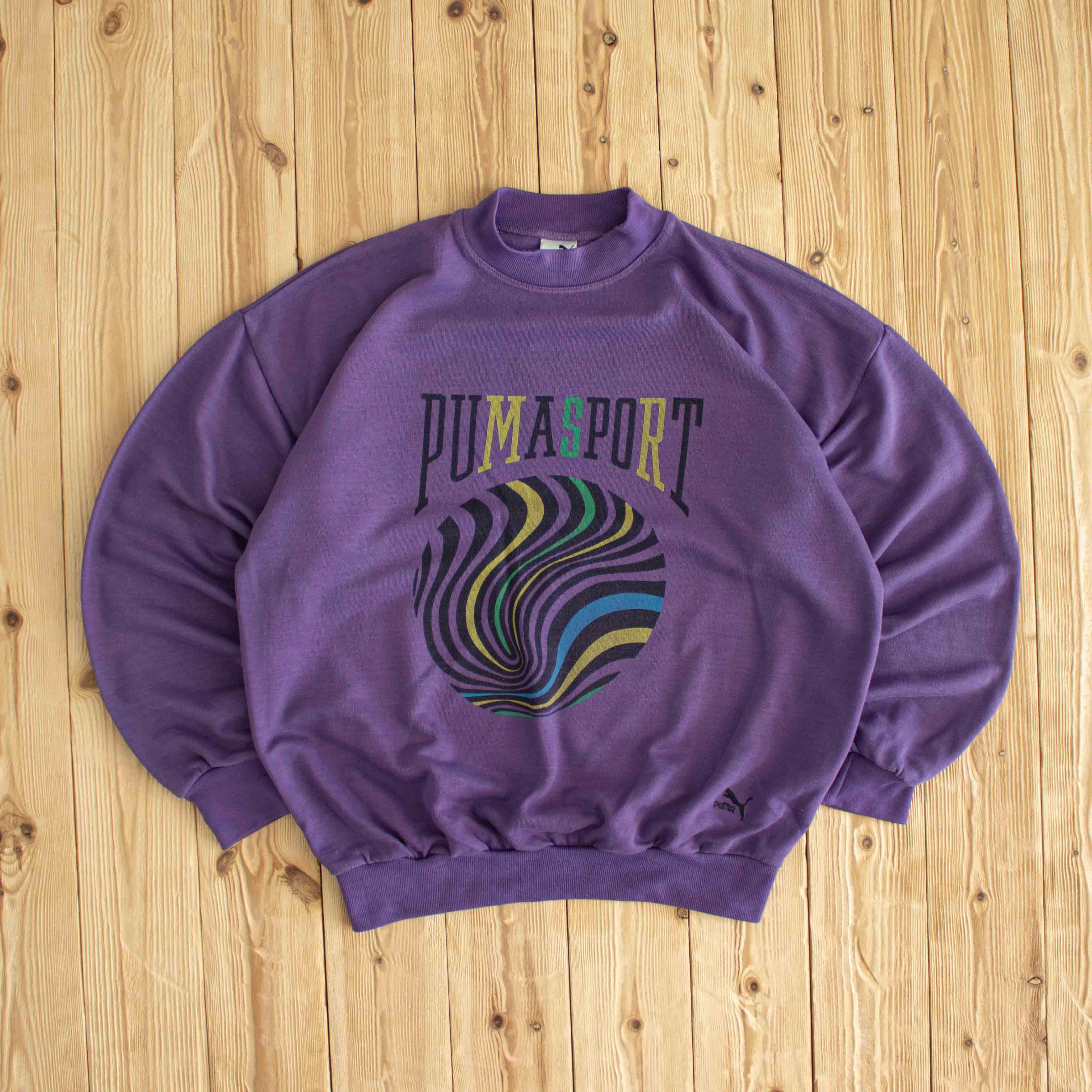 (L) Puma Sport Vintage Sweatshirt Purple
