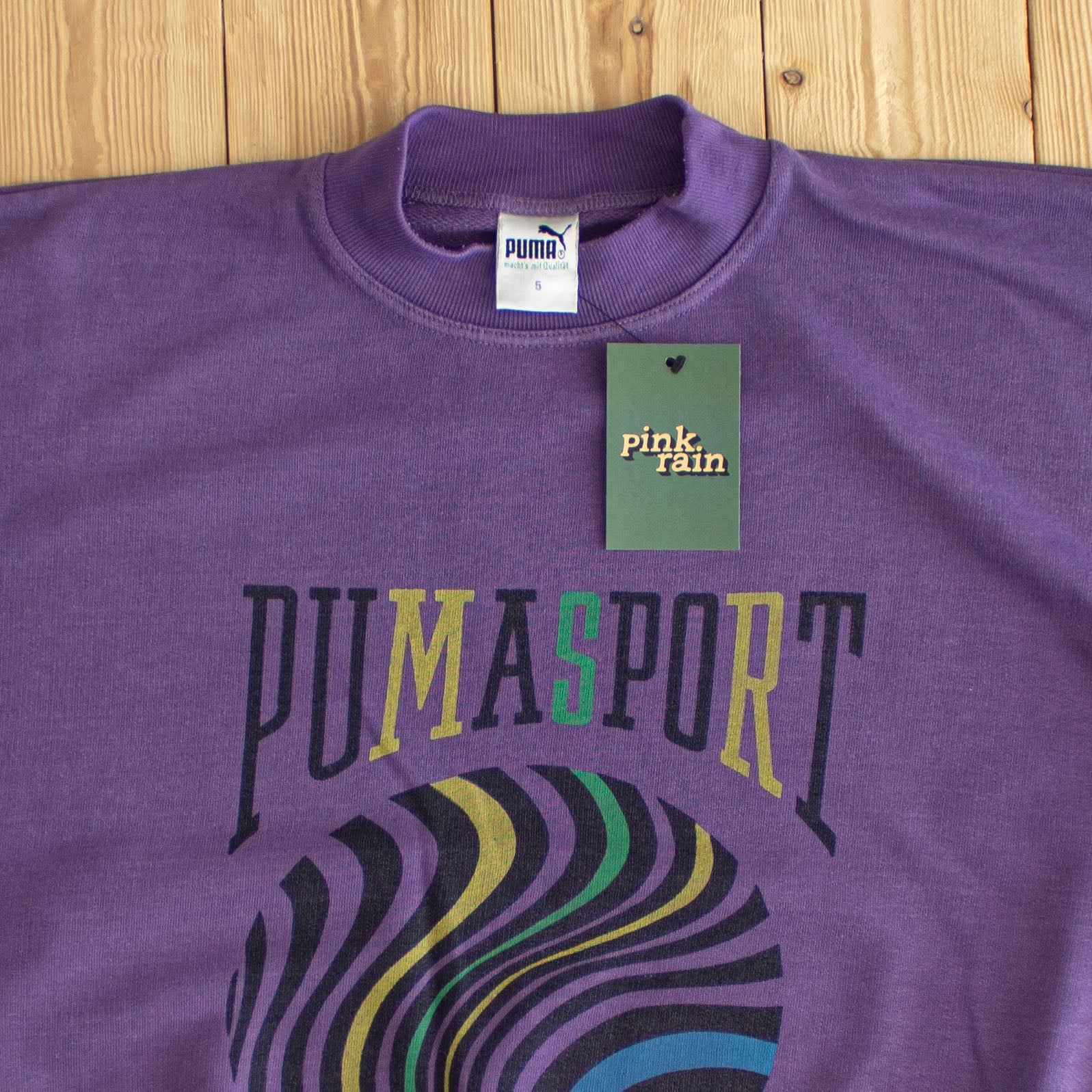 (L) Puma Sport Vintage Sweatshirt Purple