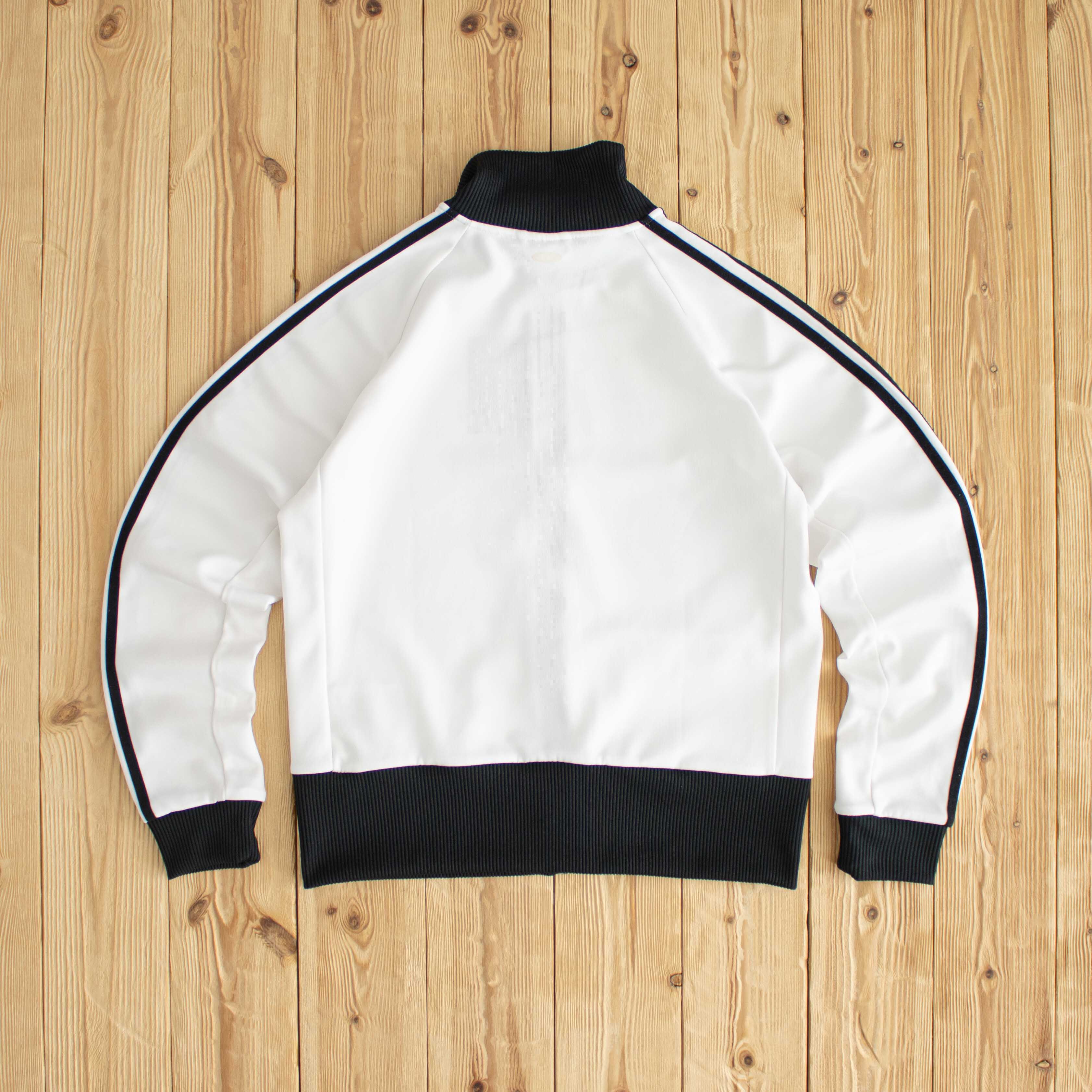 (S) Adidas Vintage Full-Zip Sweatshirt White