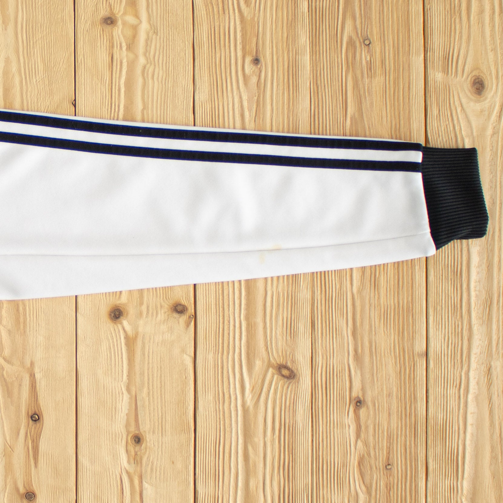 (S) Adidas Vintage Full-Zip Sweatshirt White
