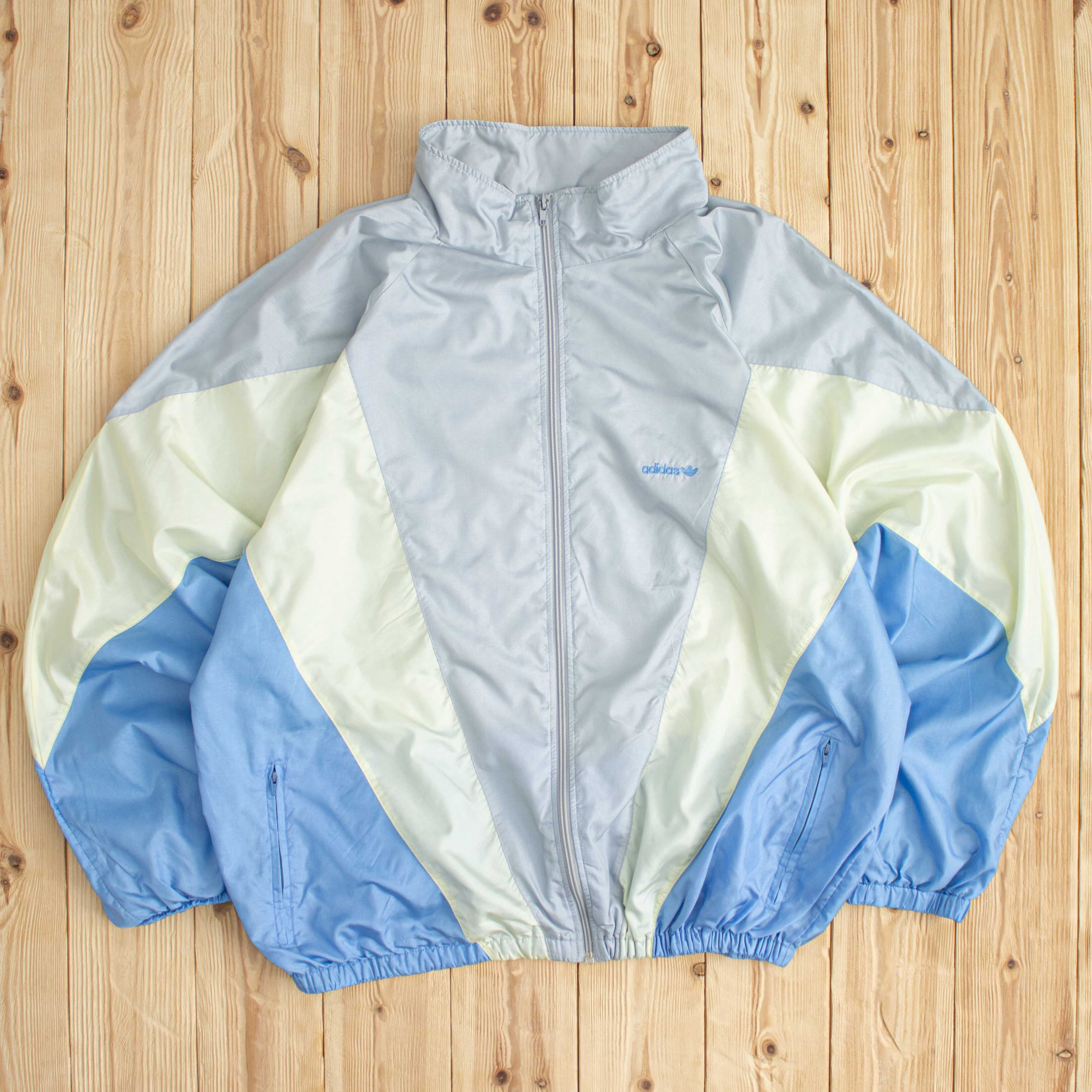 (XL) Vintage Adidas Embroidered Jacket