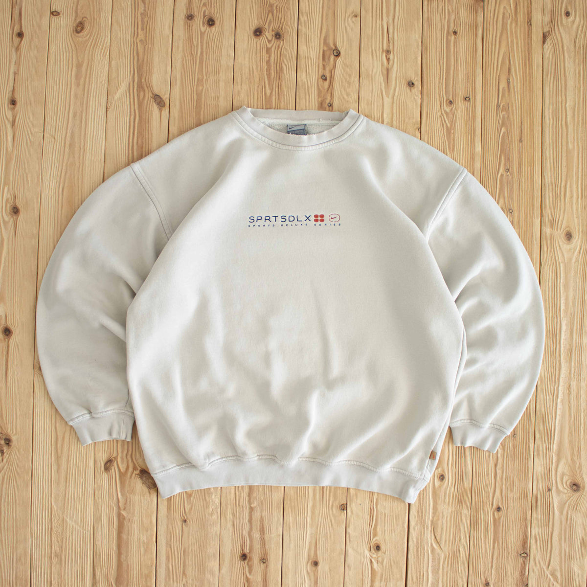(M/L) Nike Sports Deluxe Series Vintage Sweatshirt Beige