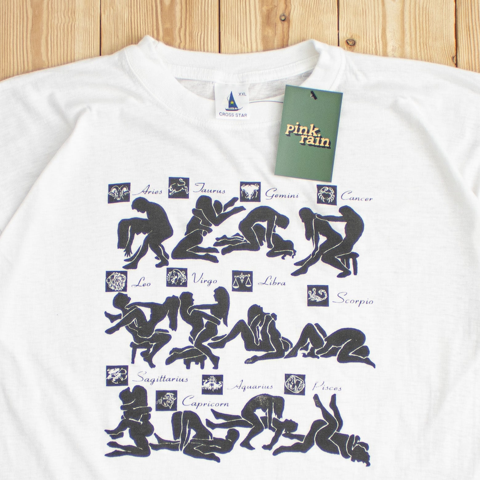 (M) Vintage Zodiac Kamasutra T-Shirt