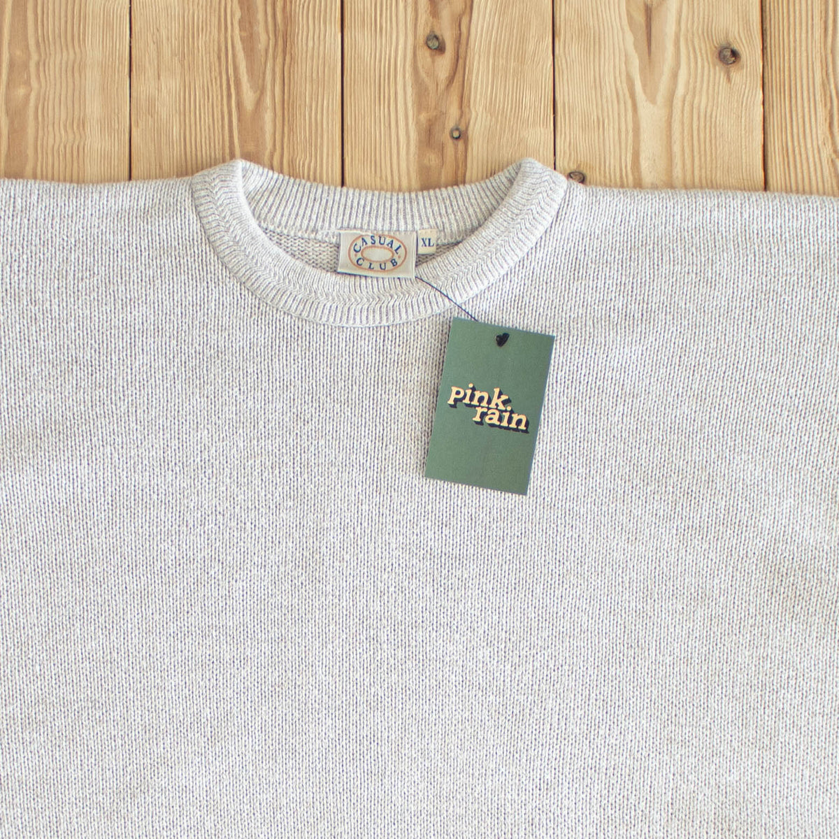 (XL) Casual Club Vintage Sweater Bige