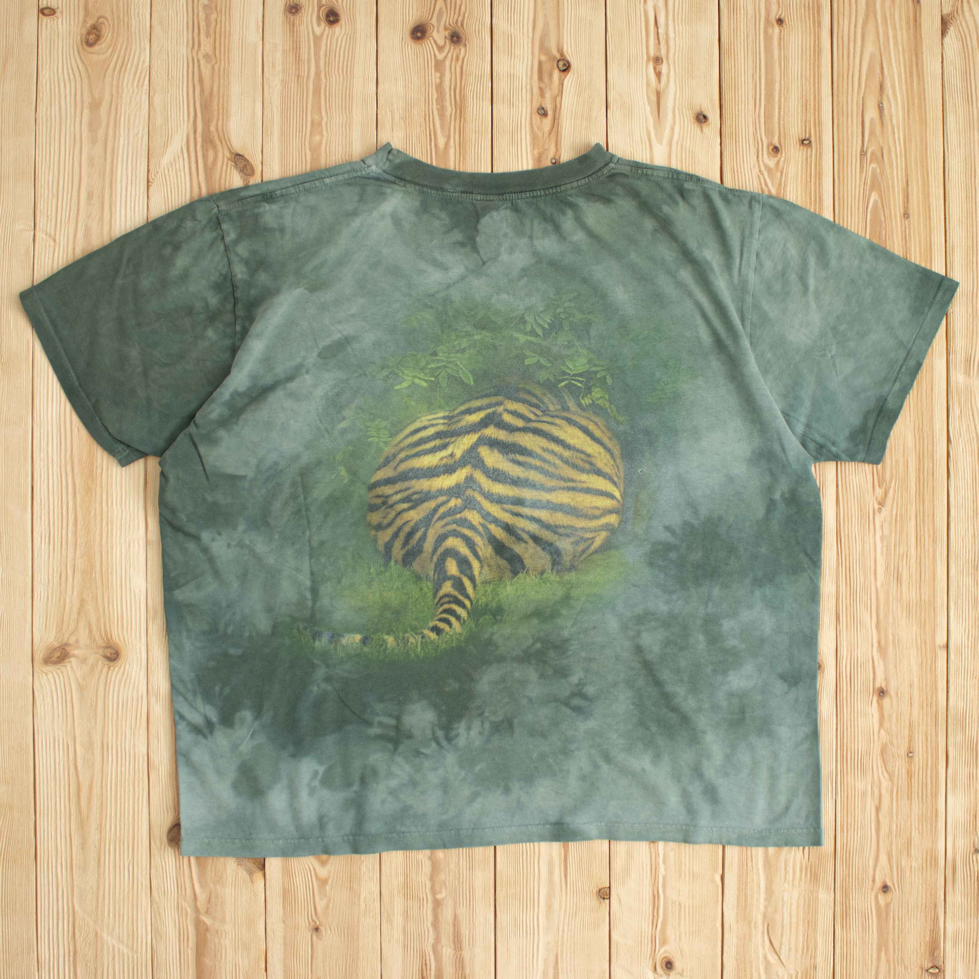 (L) Vintage Tiger Two-Sided T-Shirt