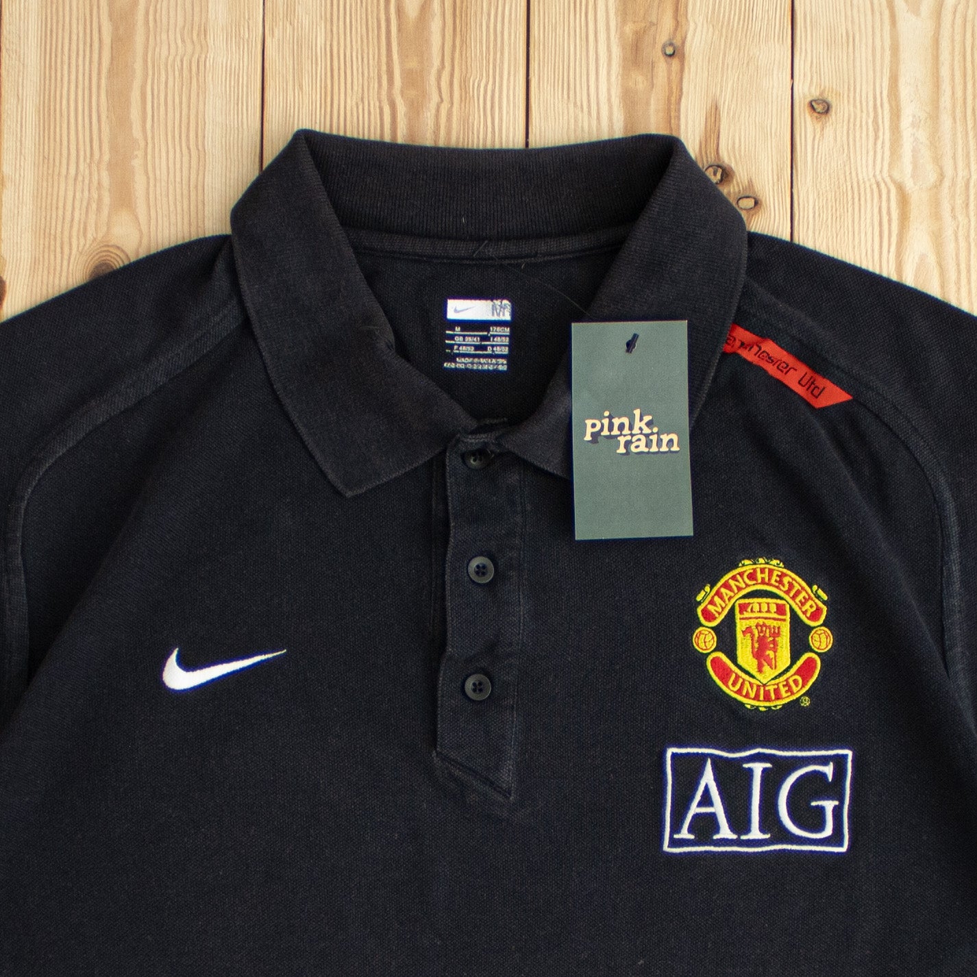(S) 2007 Nike Manchester United Polo Shirt