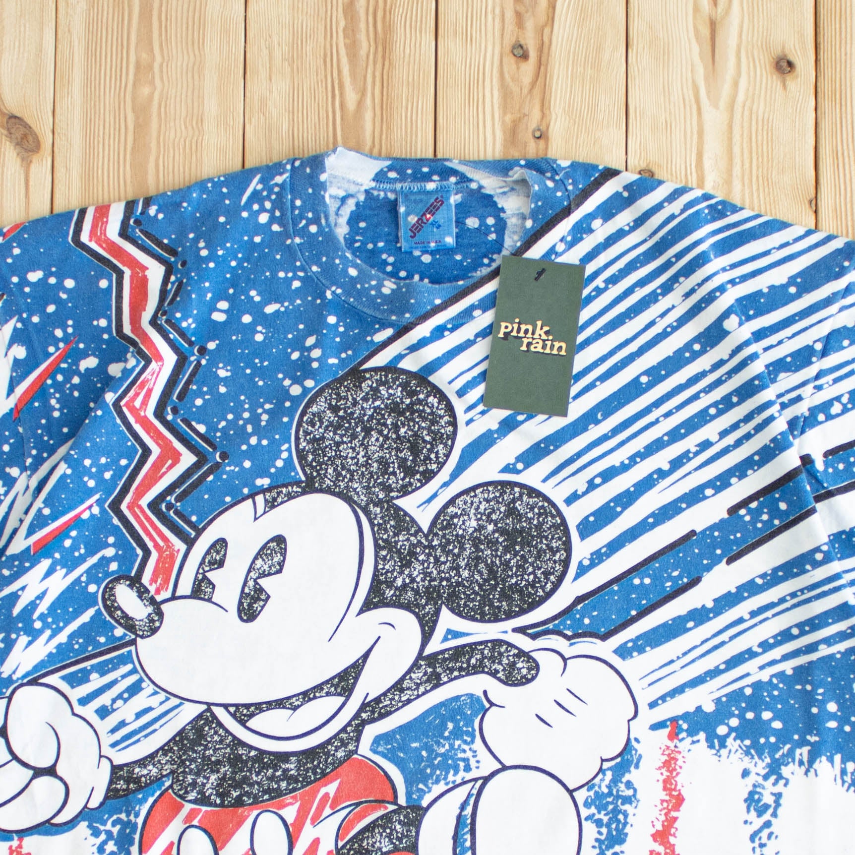 (M) Vintage Mickey All-Over Print T-Shirt