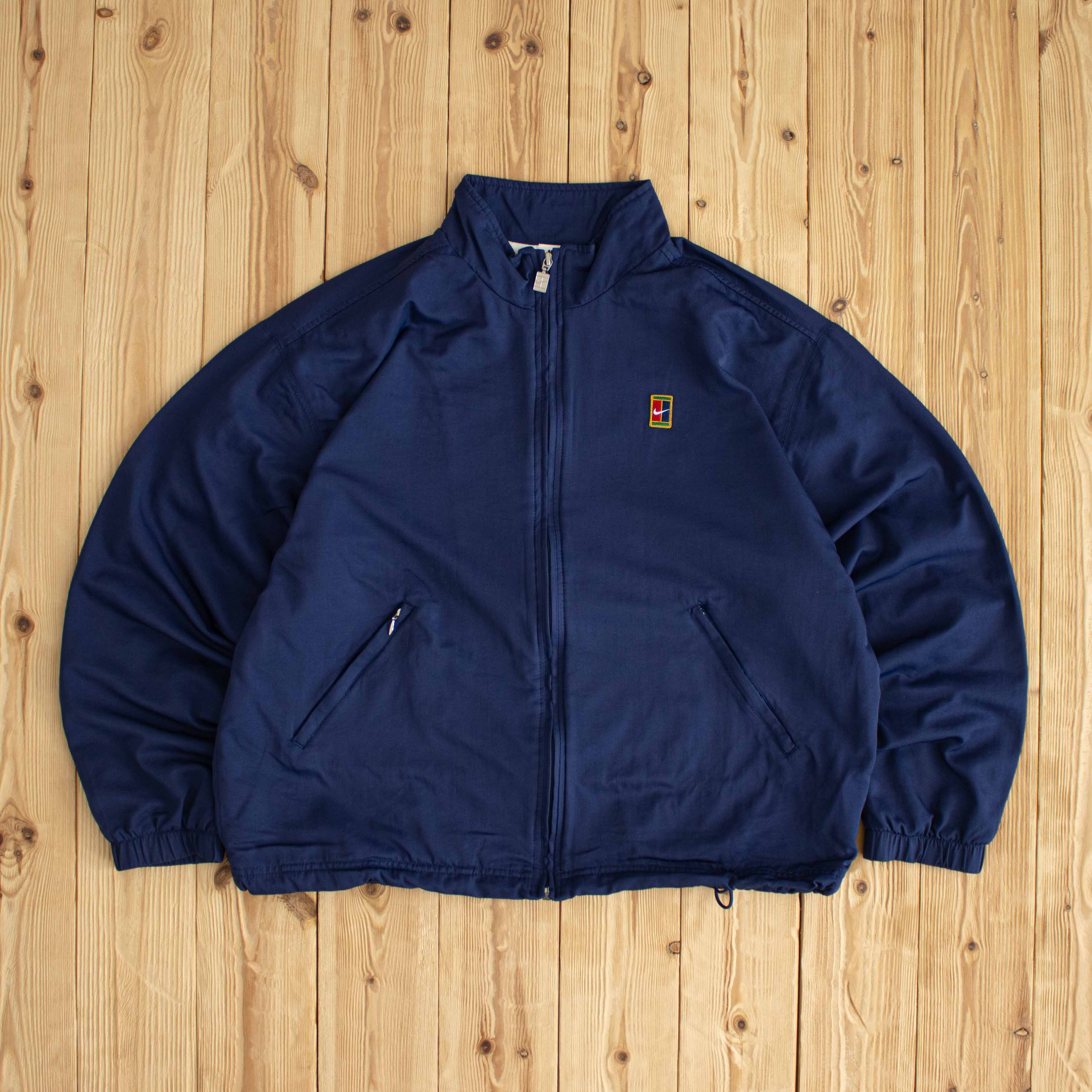(M) Nike Vintage Essential Embroidered Jacket Blue