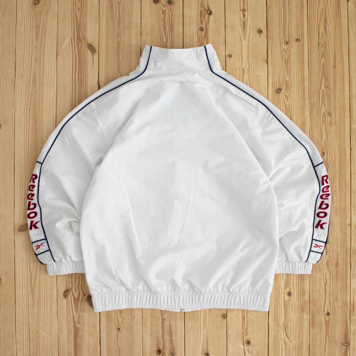 (S) Reebok Vintage Embroidered Jacket White