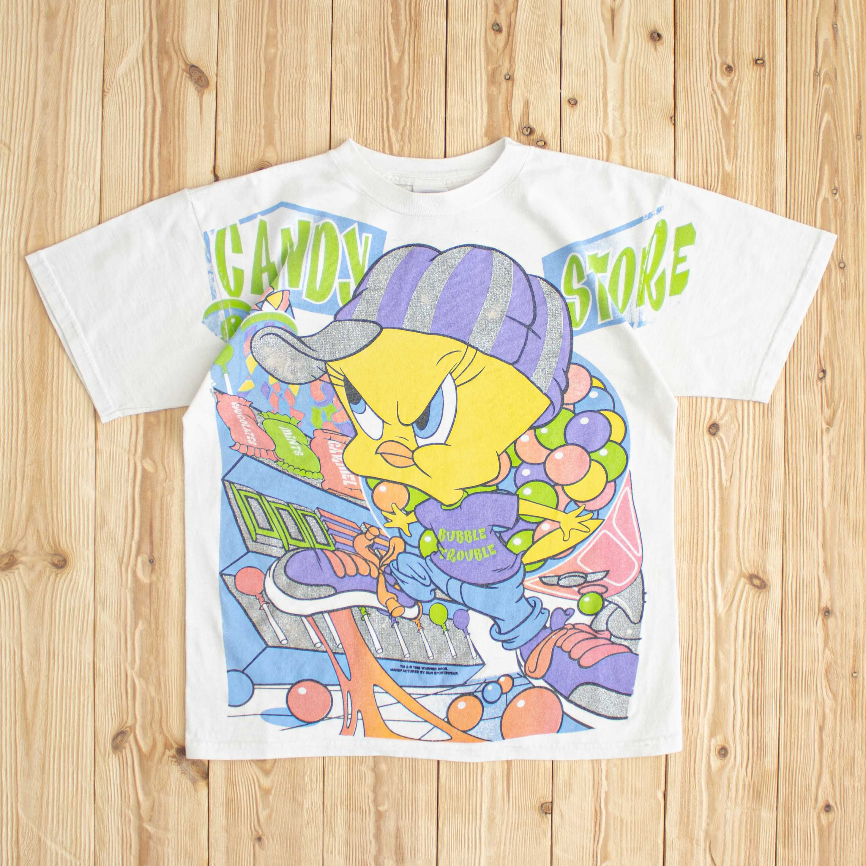 (S) 1996 Tweety Bubble Trouble T-Shirt