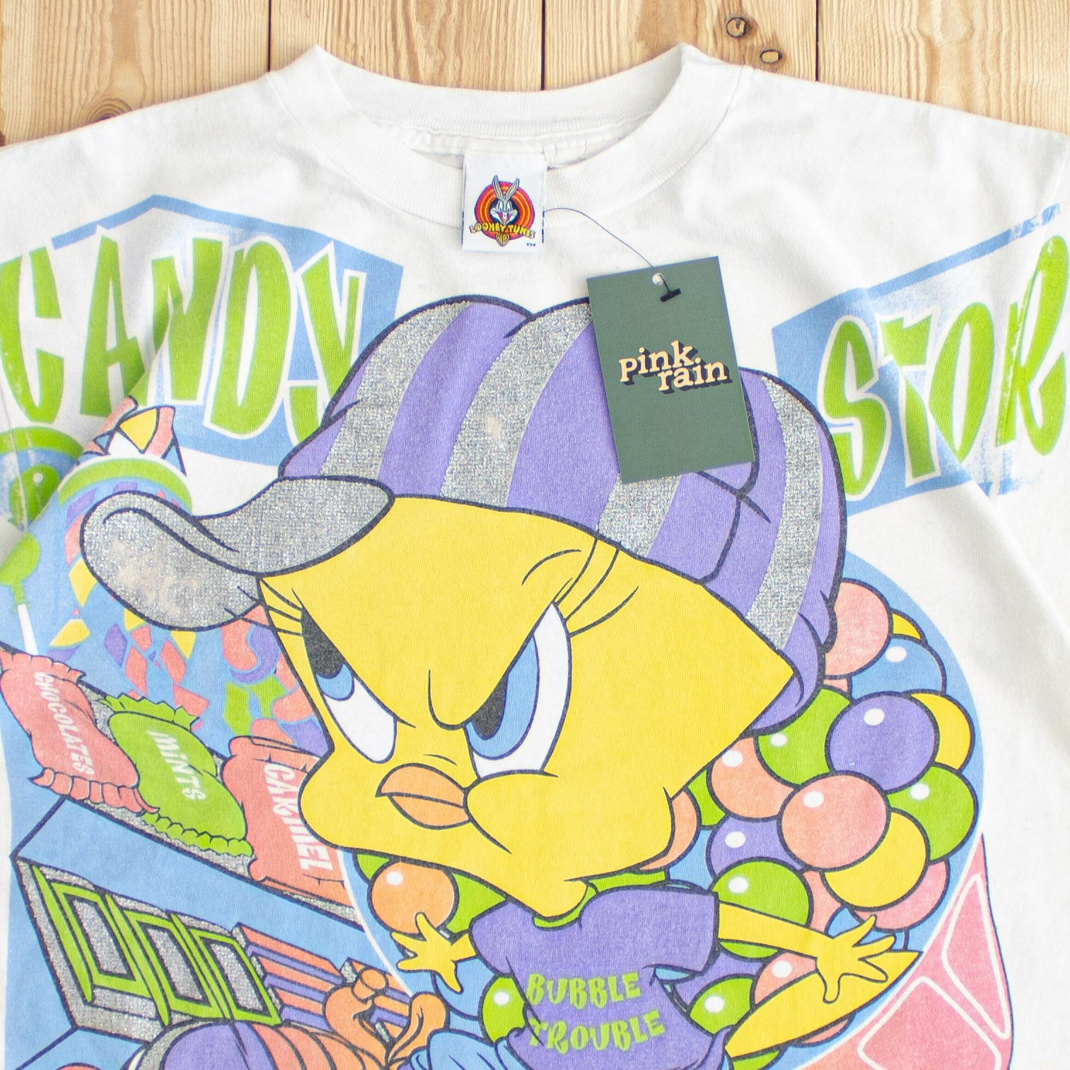(S) 1996 Tweety Bubble Trouble T-Shirt