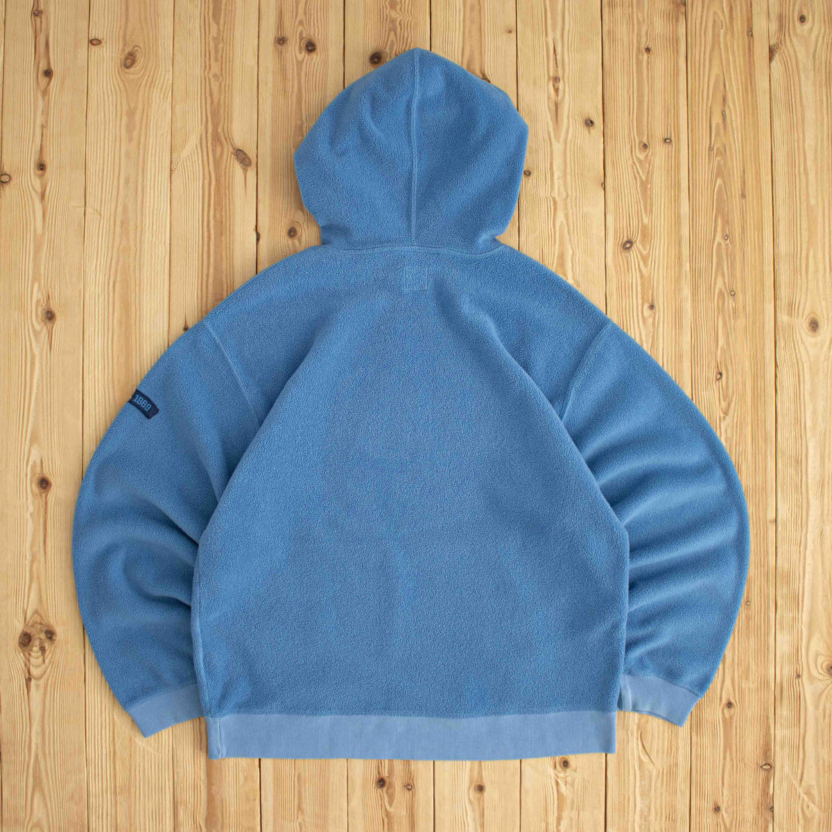 (M) GAP Vintage Embroidered Fleece Hoodie Blue