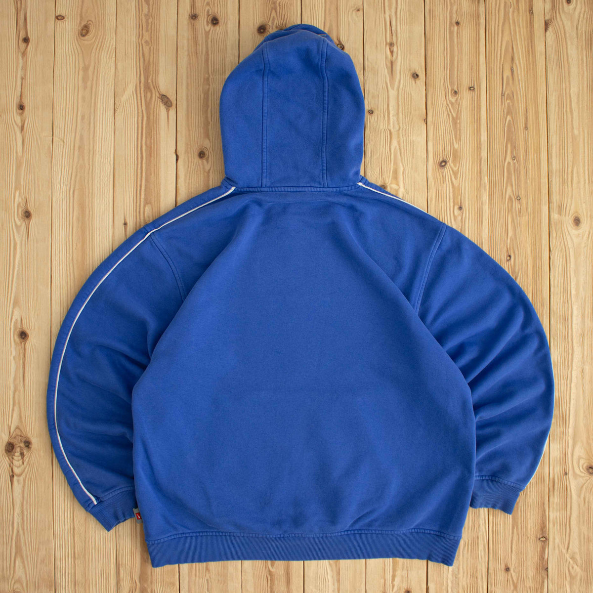(L) Nike Team Elite Duke Basketball Vintage Embroidered Hoodie Blue