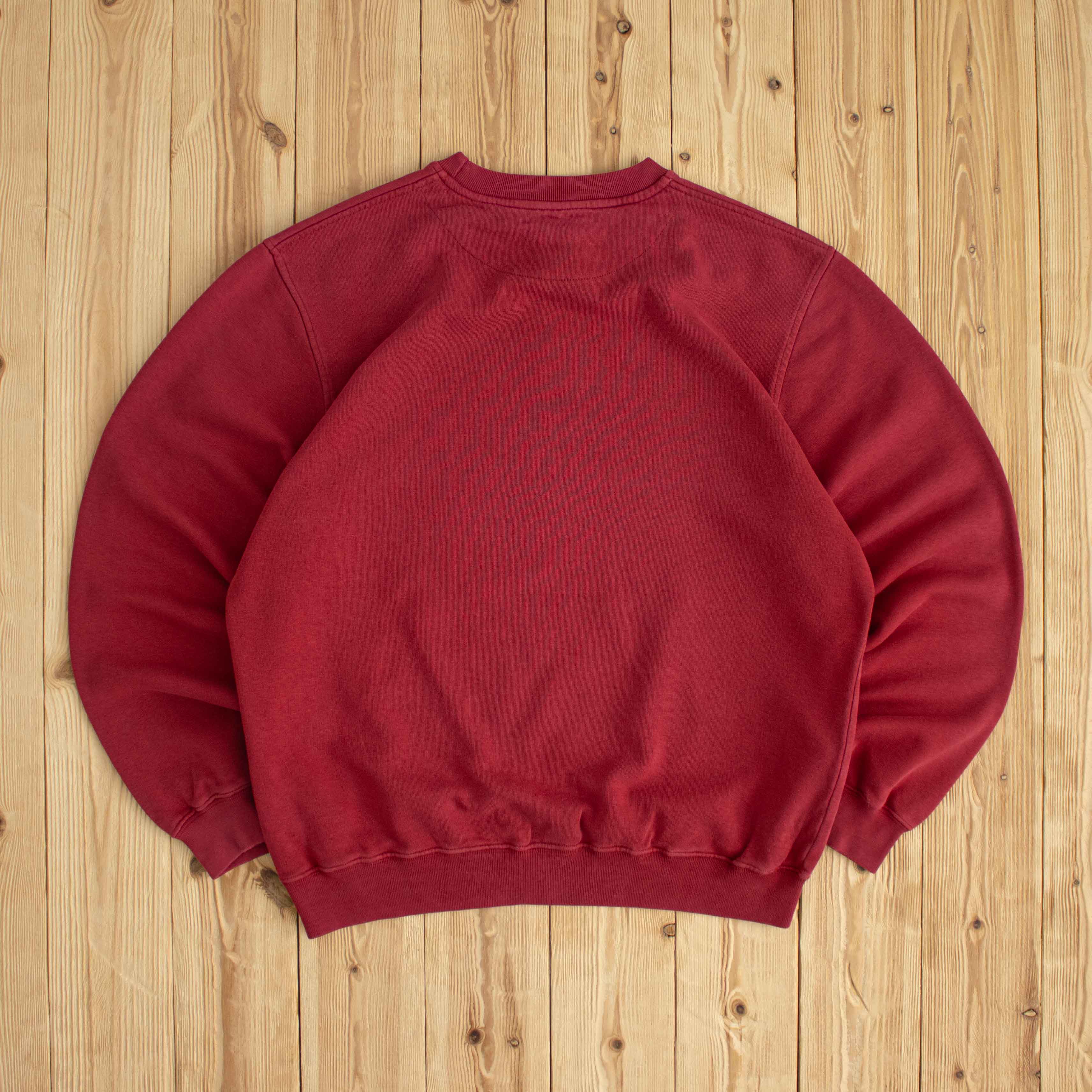 (M/L) Nike Vintage Essential Embroidered Sweatshirt Red