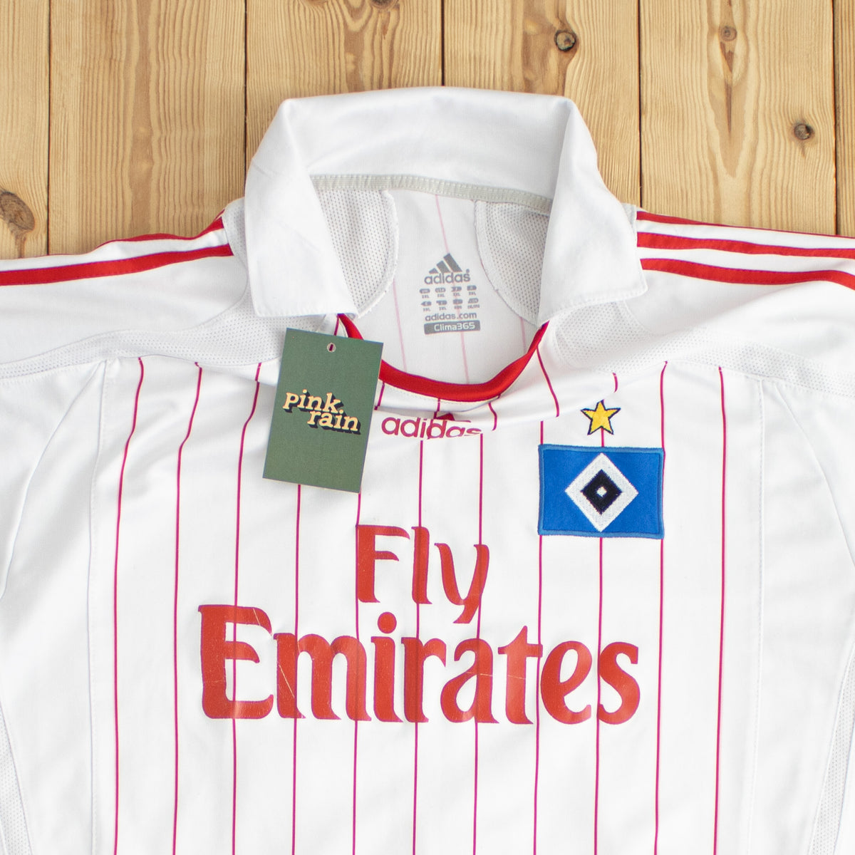 (L/XL) Adidas Hamburg Van Der Voort Vintage T-Shirt White