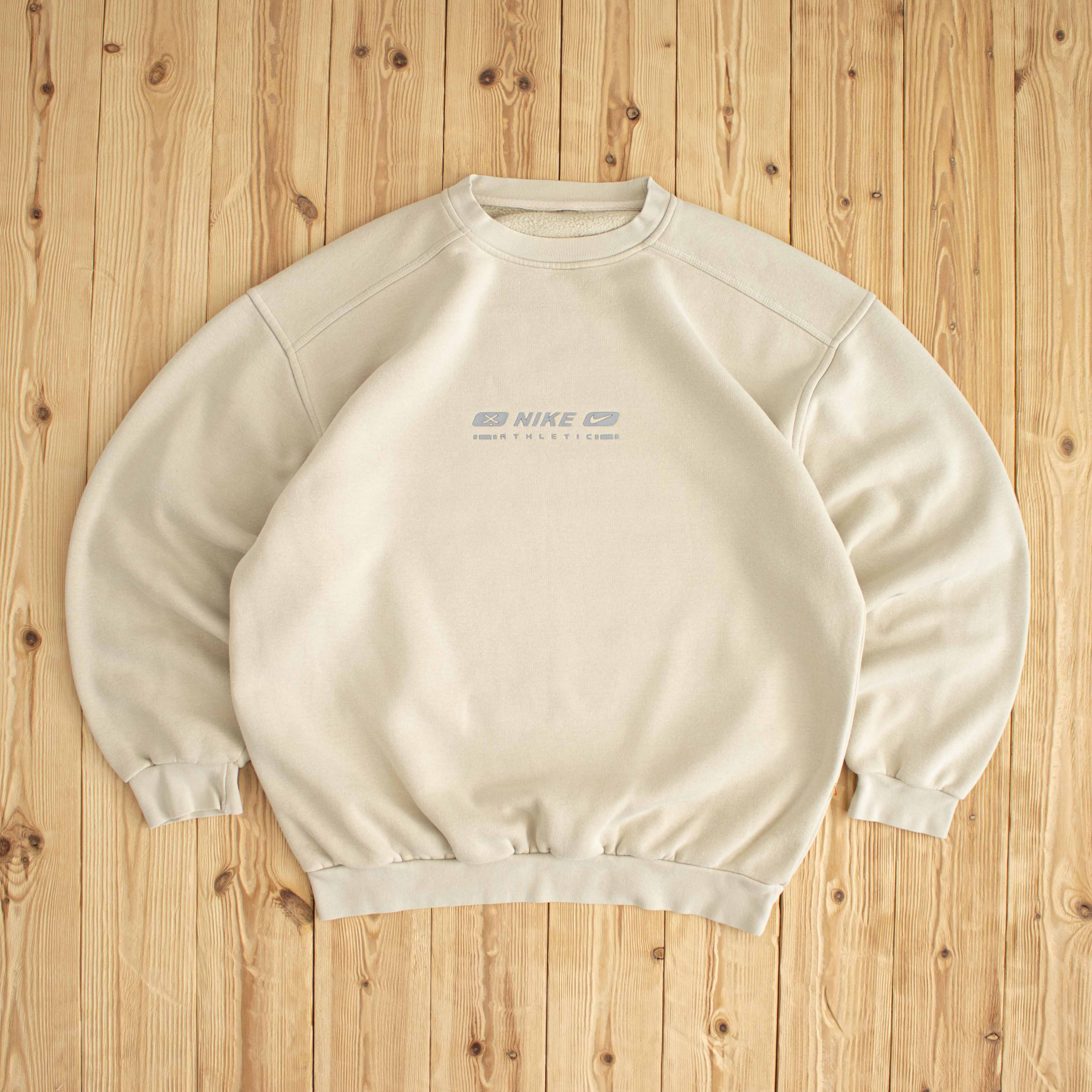 (L) Nike Athletic Vintage Sweatshirt Beige