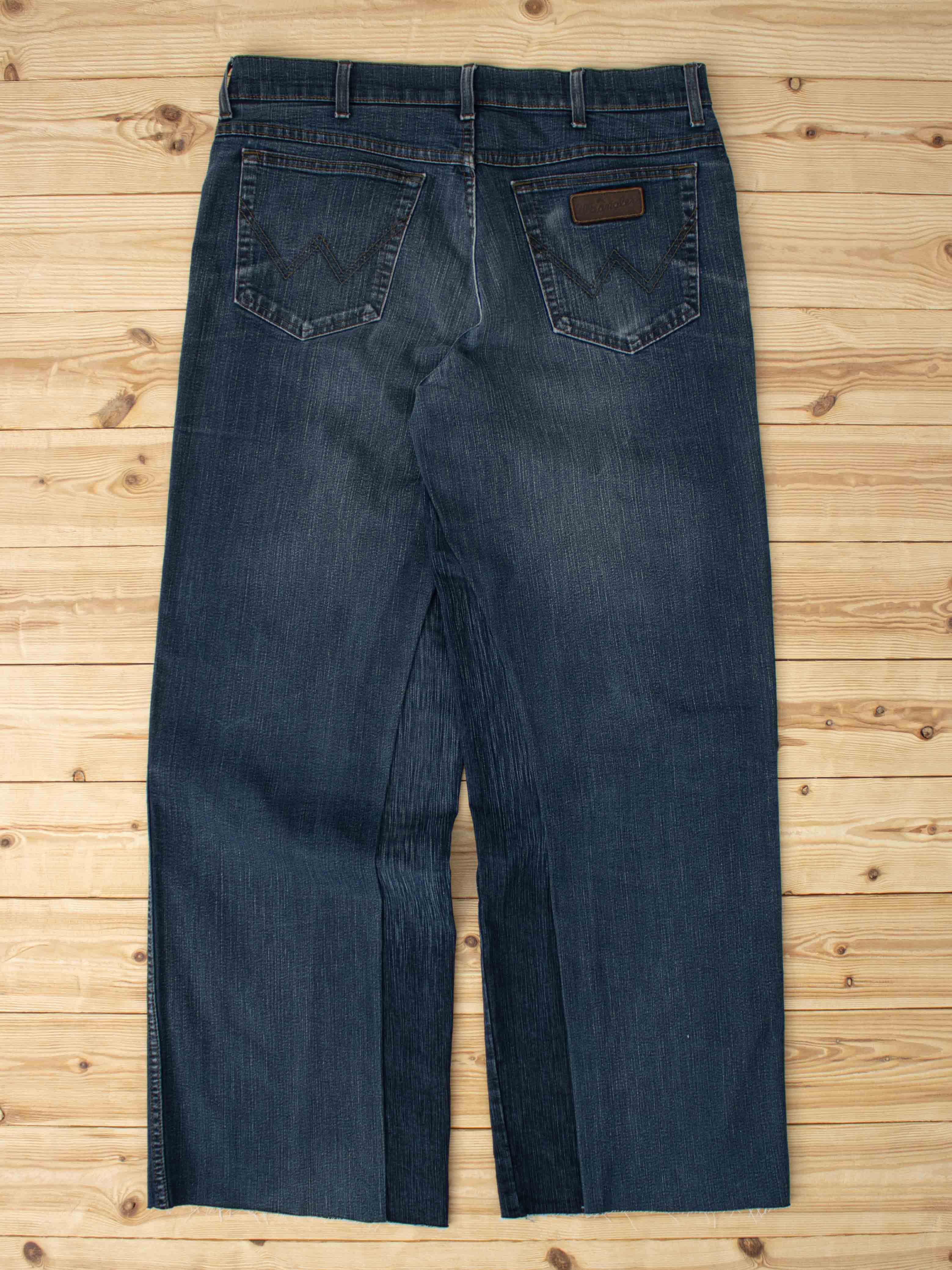 (W36 L36) Reworked Wrangler Diesel Jeans