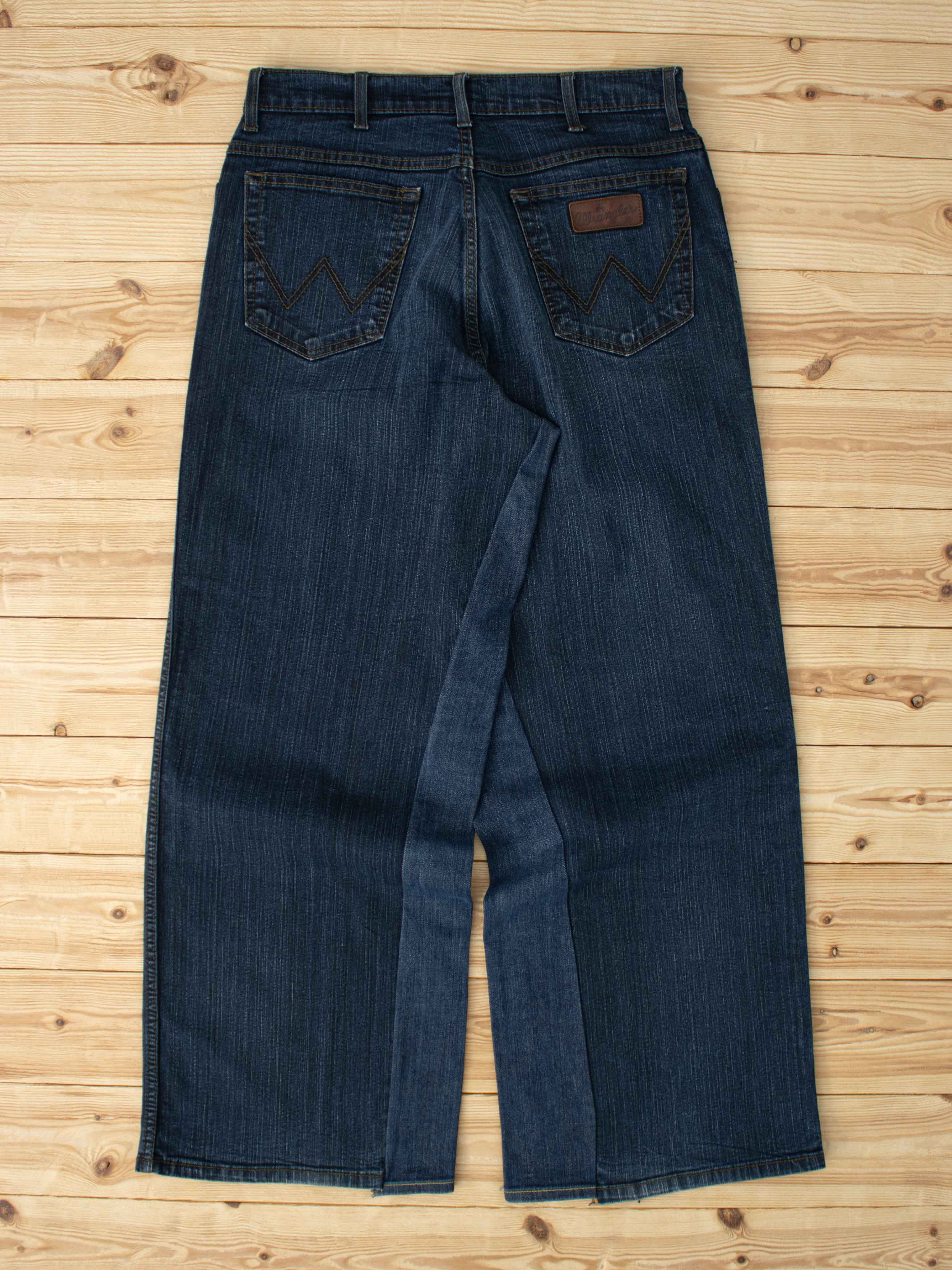 (W33 L32) Reworked Vintage Wrangler Jeans