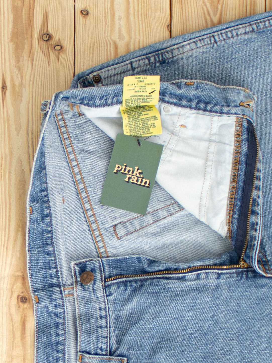 (W38 L32) Reworked Vintage Wrangler Jeans