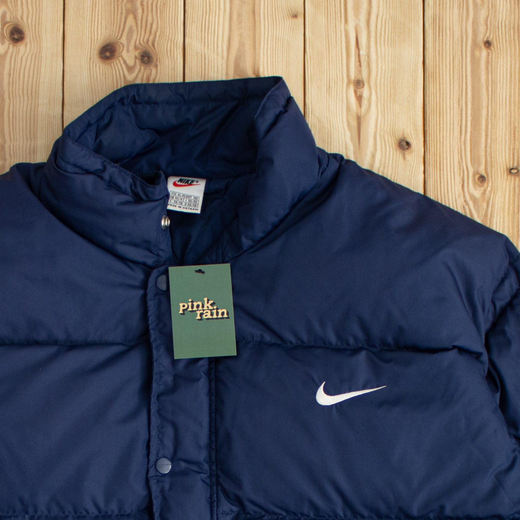 (XL) Vintage Nike Essential Embroidered Puffer Jacket