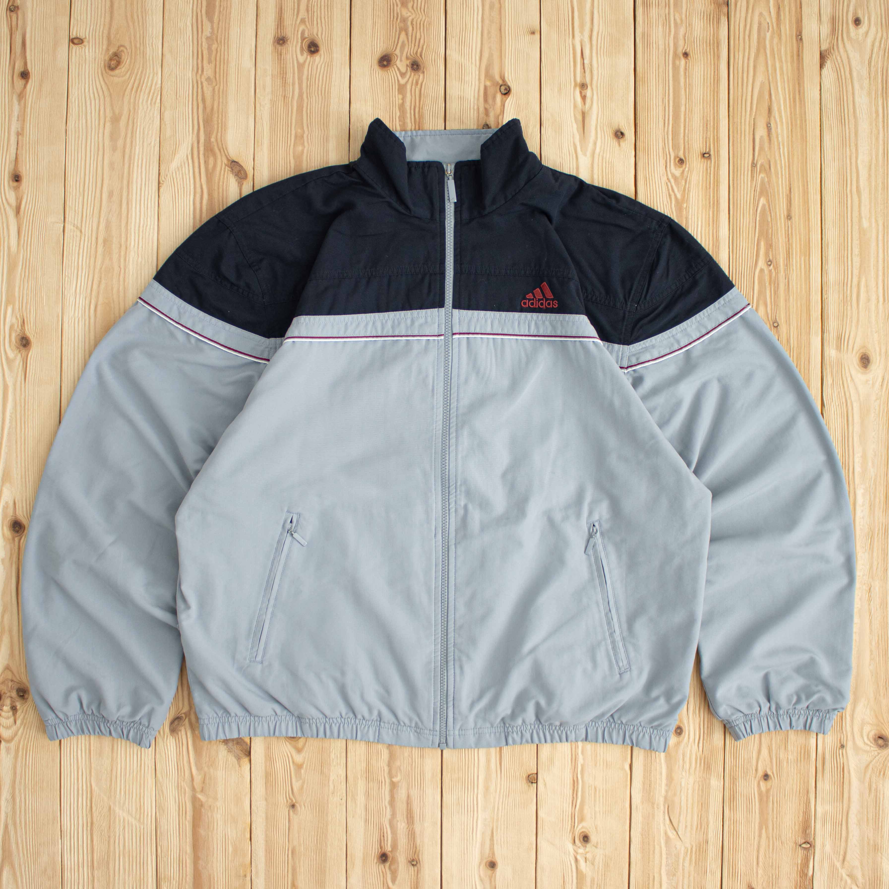 (L) Vintage Adidas Essential Embroidered Jacket