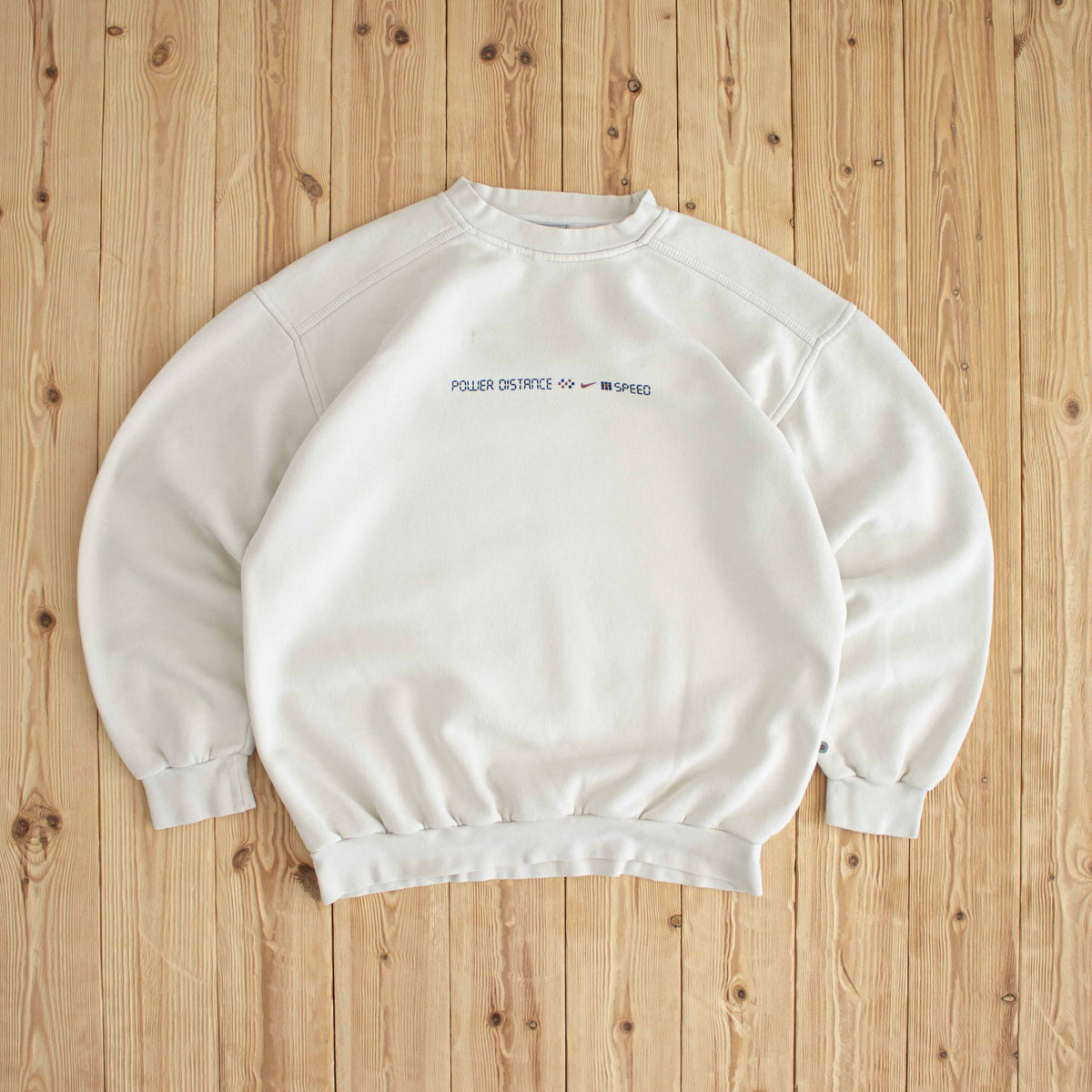 (M) Nike Power Distance Speed Y2K Sweatshirt White