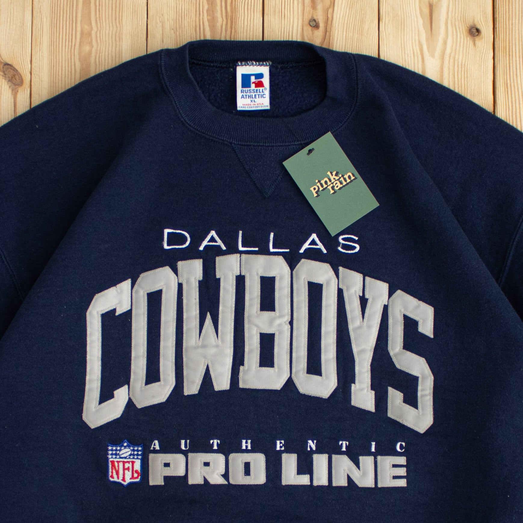 (L) Vintage Dallas Cowboys Embroidered Sweatshirt
