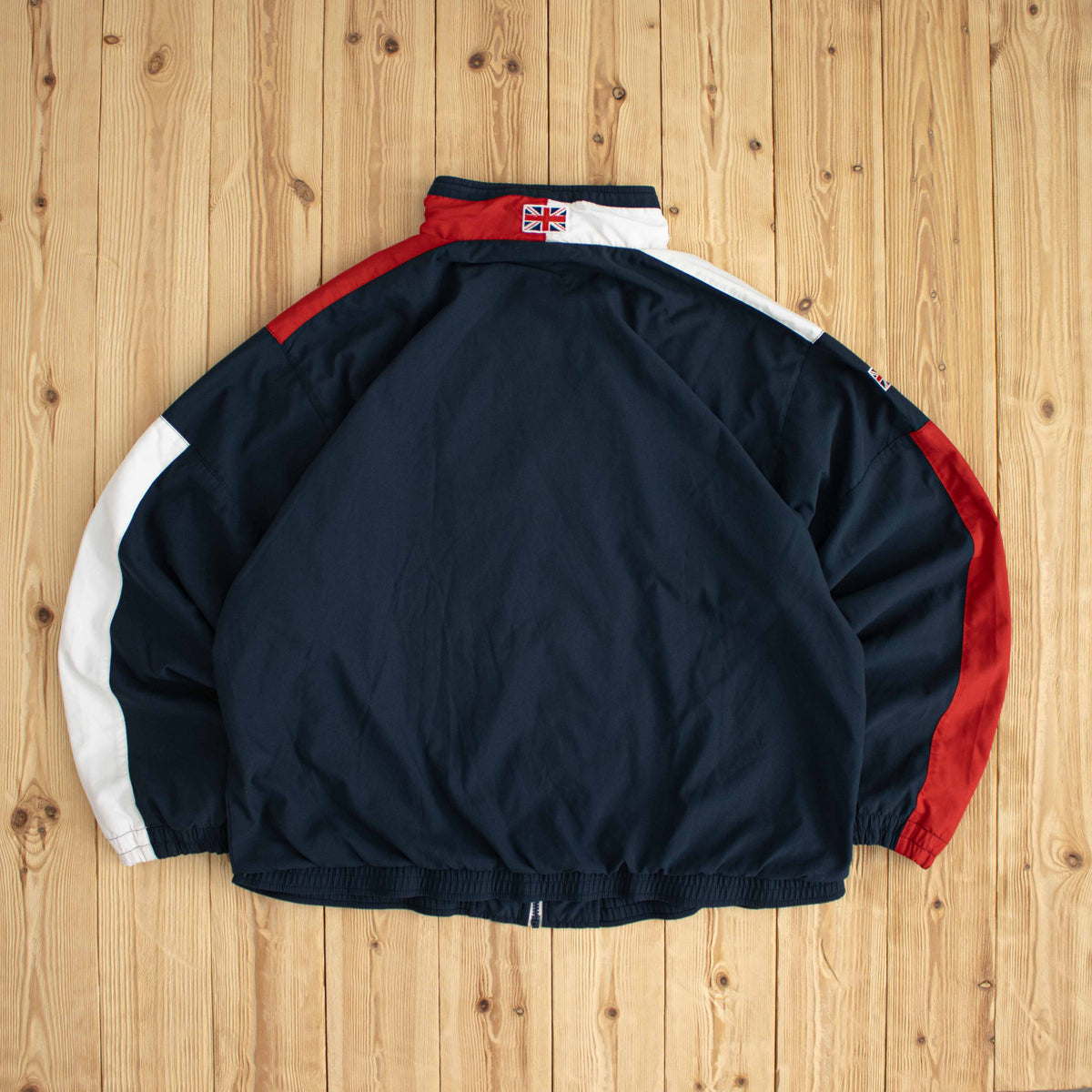 (L/XL) Reebok Classic Vintage Embroidered Jacket Blue