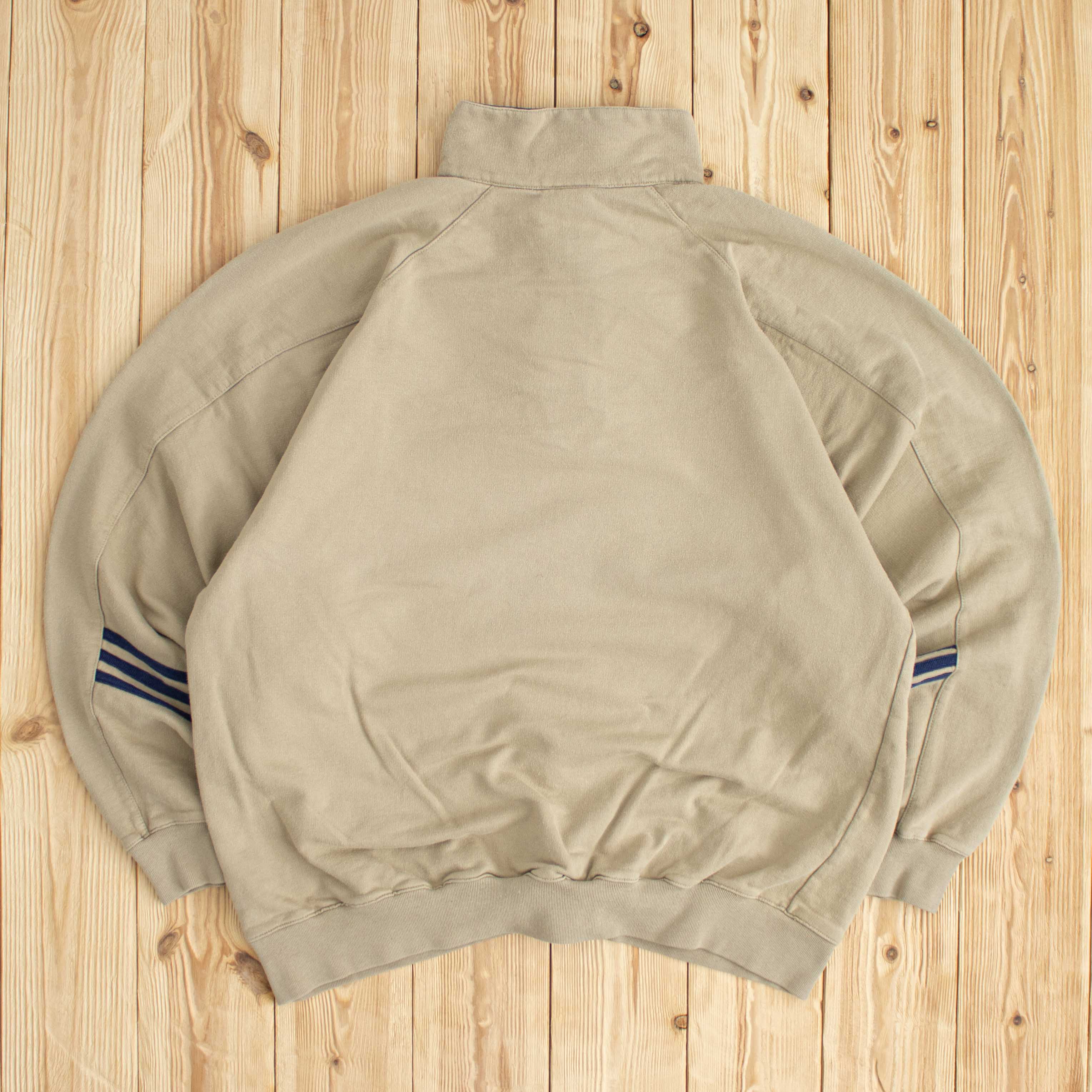 (M) Vintage Adidas Embroidered Quarter-Zip Sweatshirt