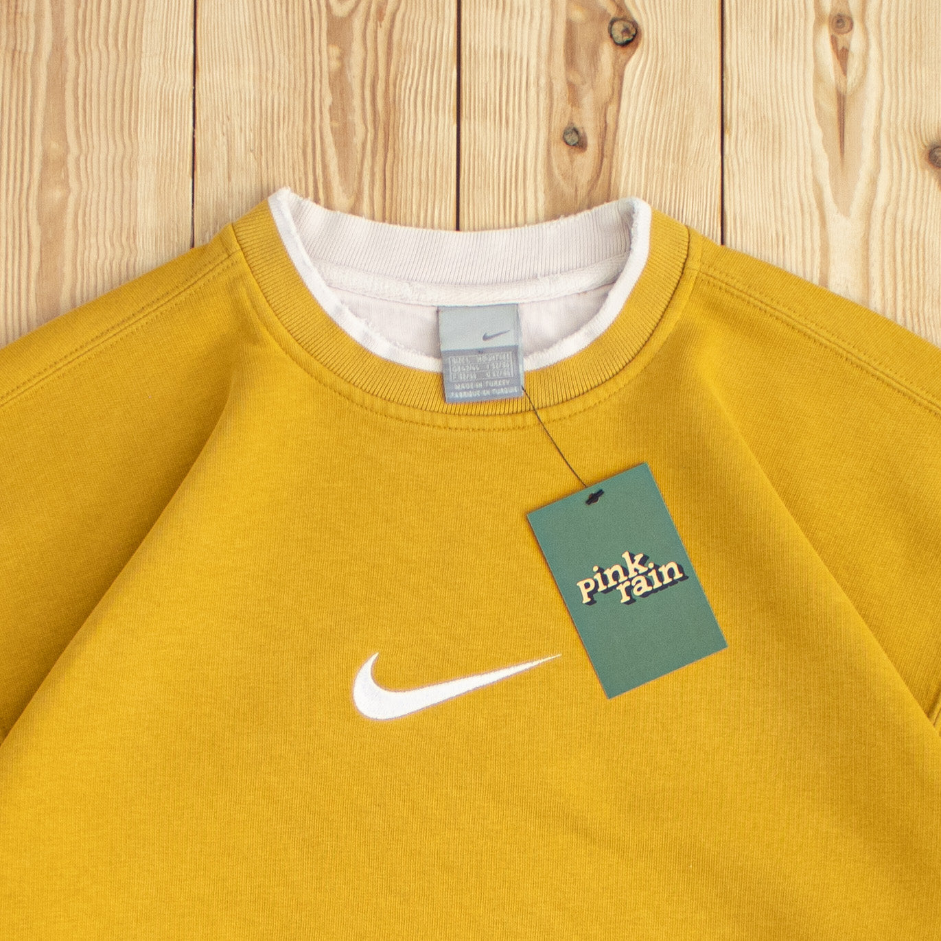 (L) Vintage Nike Swoosh Embroidered Sweatshirt