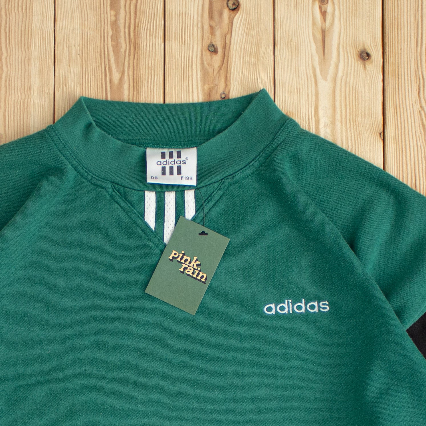 (L/XL) Vintage Adidas Essential Embroidered Sweatshirt