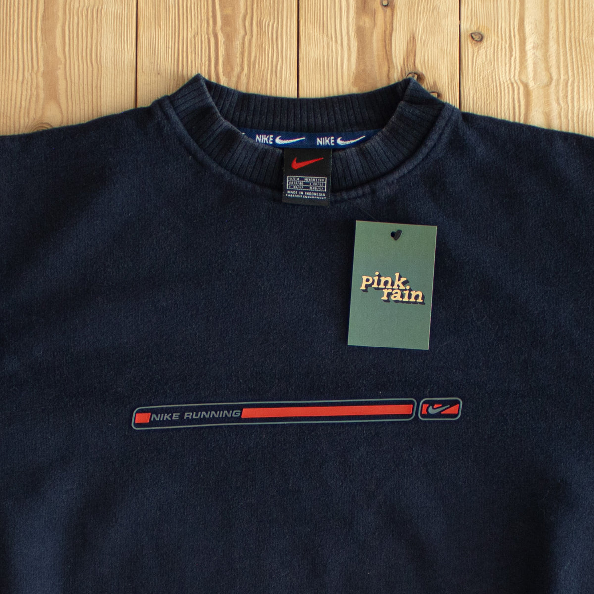 (M) Nike Running Vintage Sweatshirt Blue