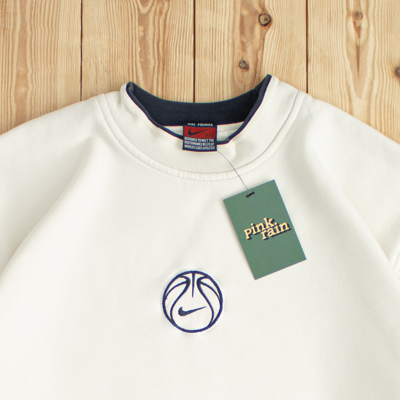 (L) Vintage Nike Basketball Embroidered Sweatshirt