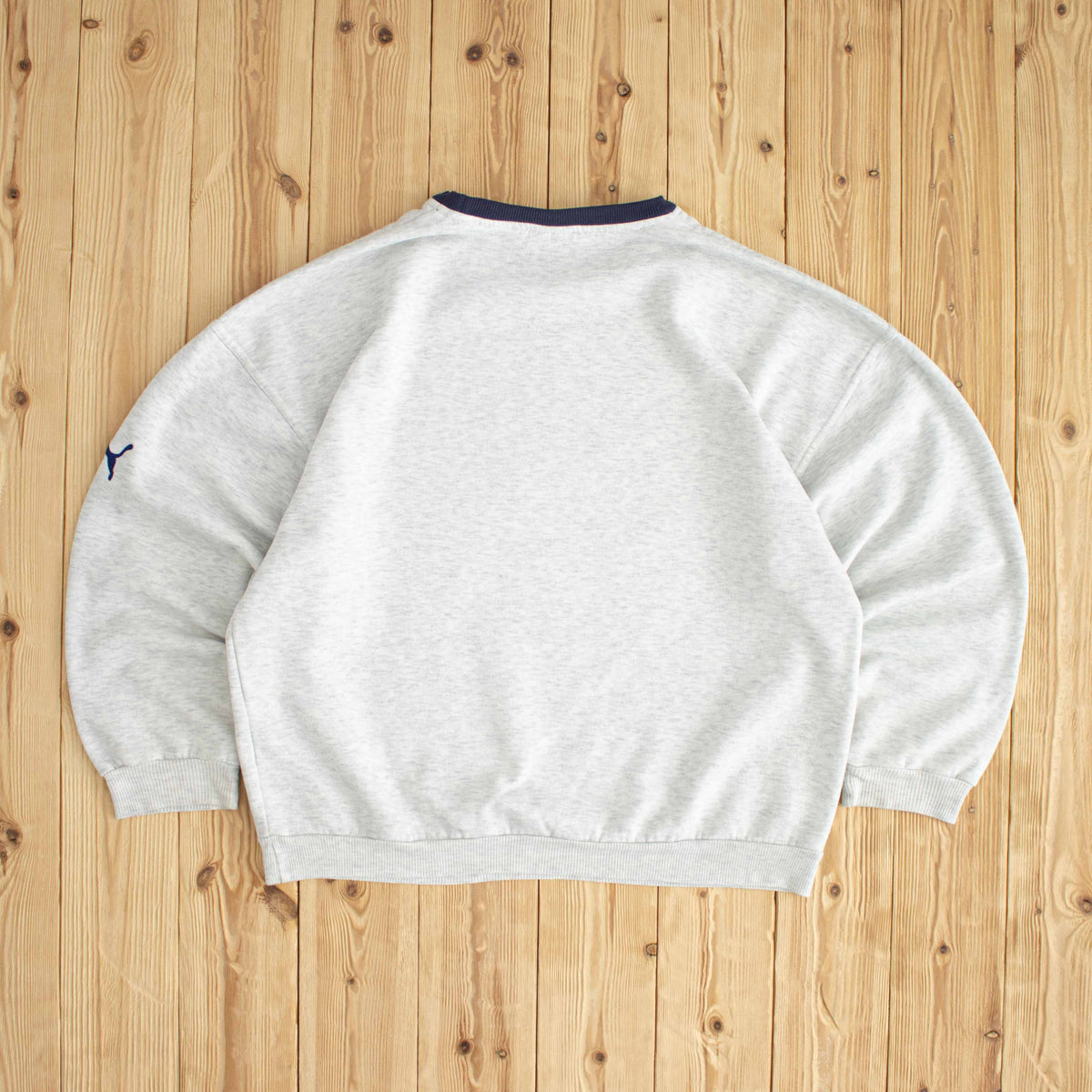 (M) Puma Vintage Embroidered Sweatshirt Gray