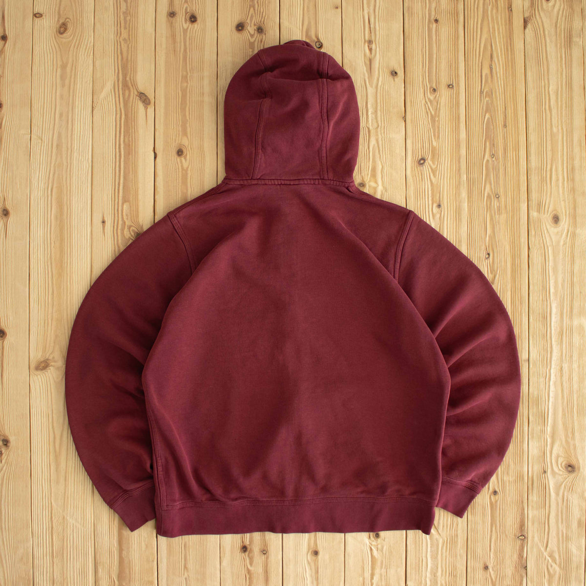 (M) Nike Spell Out Vintage Full-Zip Sweatshirt Red