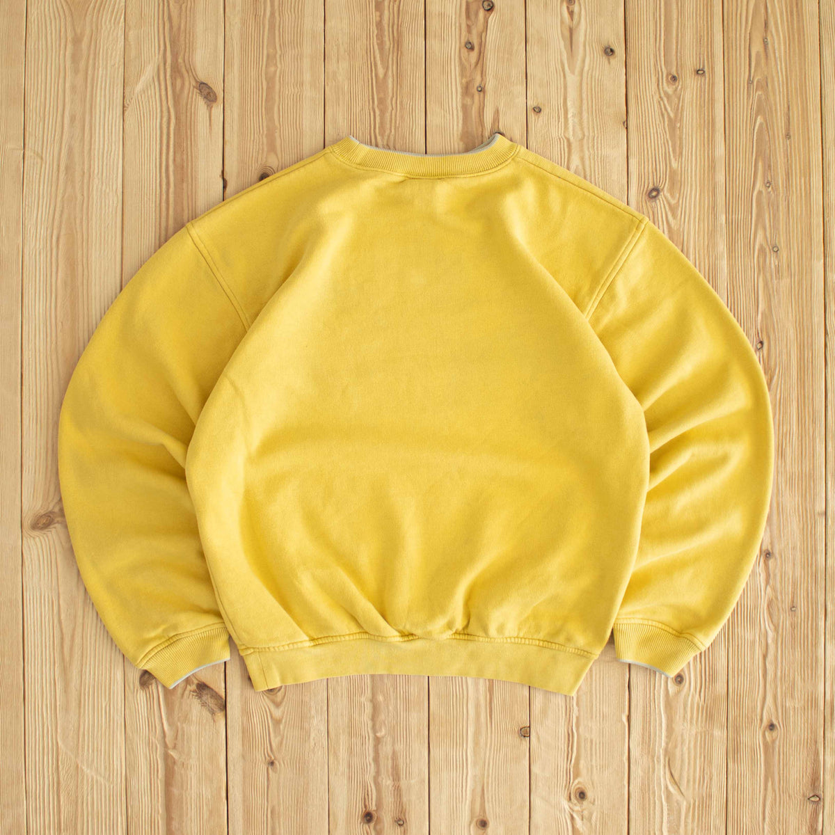 (S) Nike Athletic Vintage Embroidered Sweatshirt Yellow