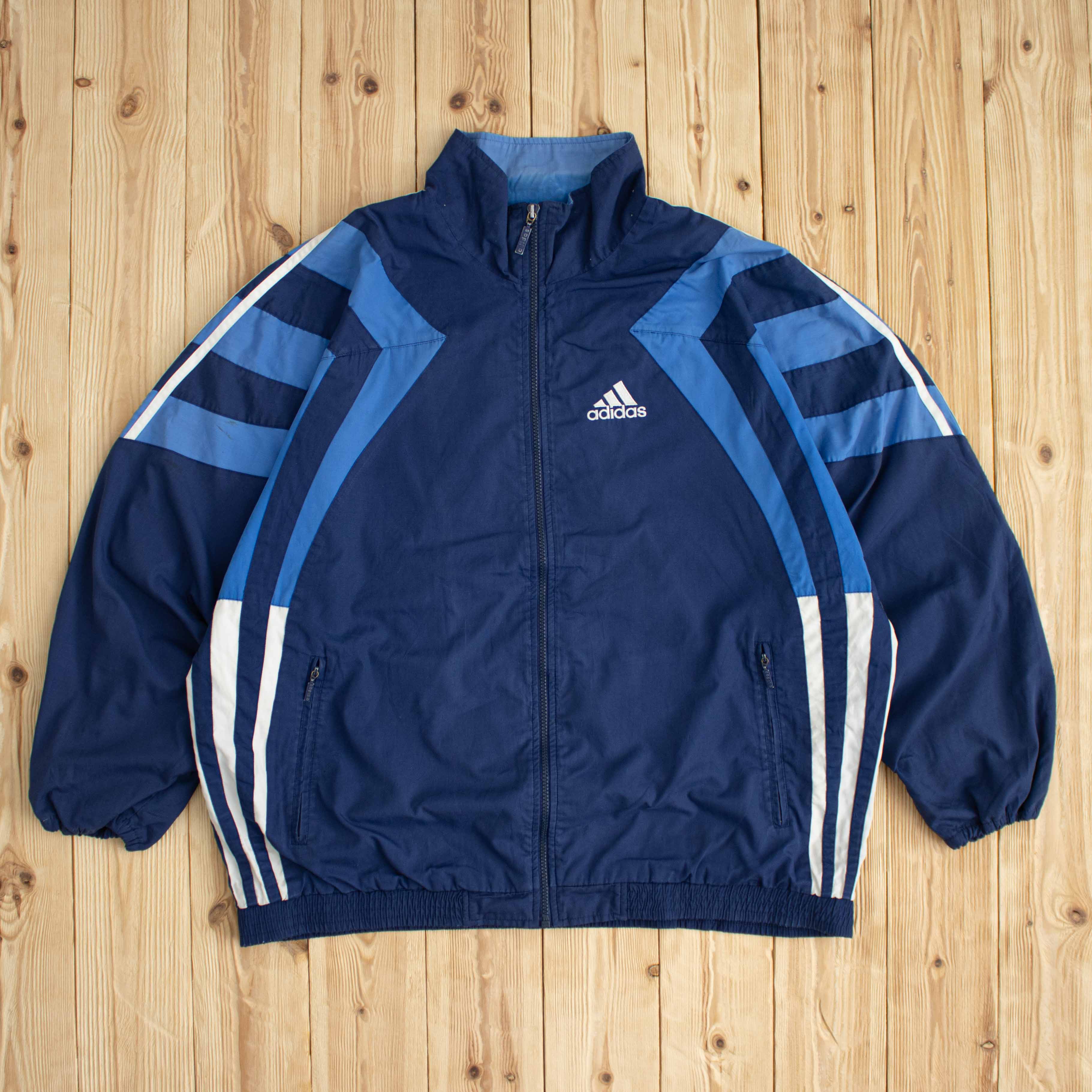 (L) Vintage Adidas Embroidered Jacket