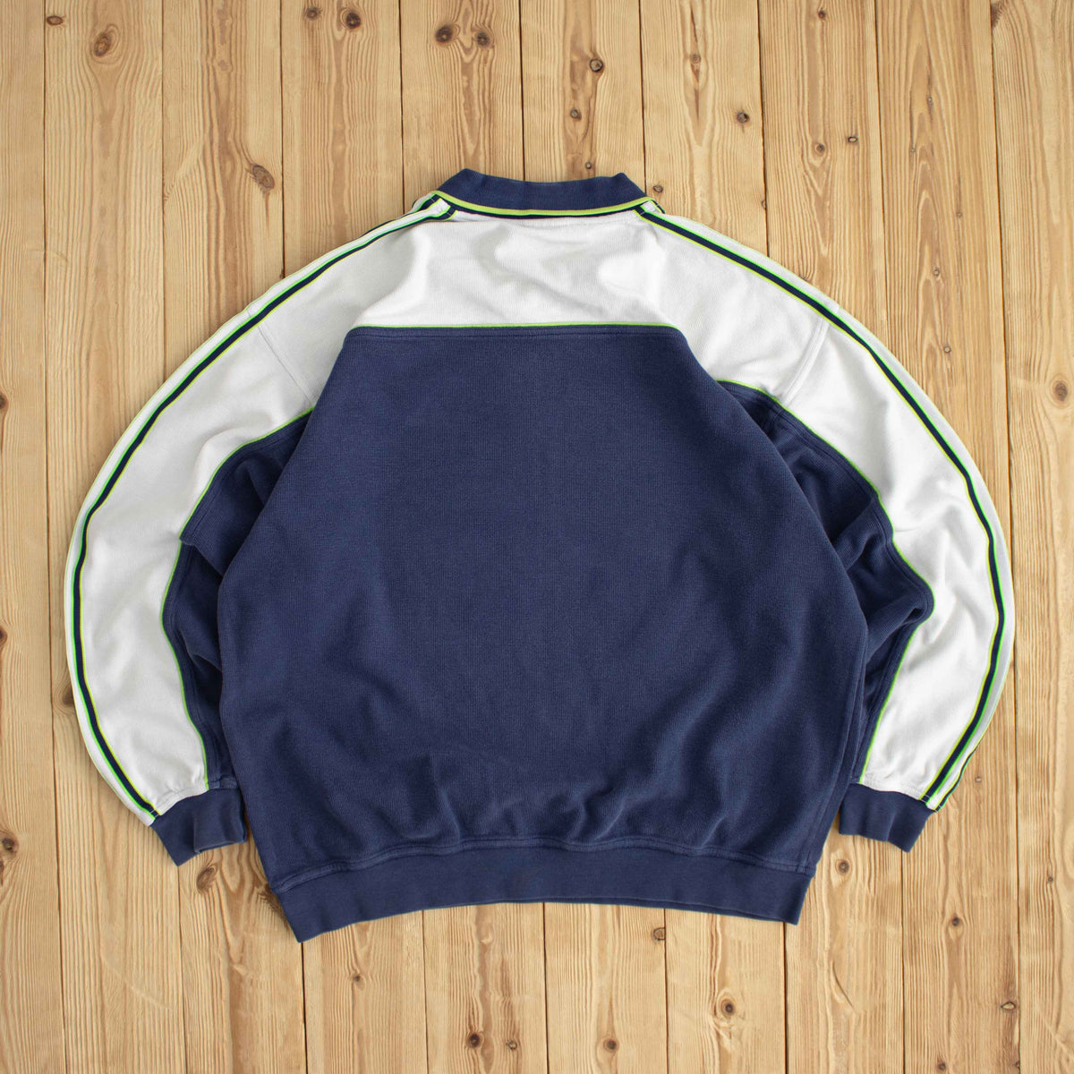 (L) Adidas Vintage Essential Embroidered Sweatshirt Blue