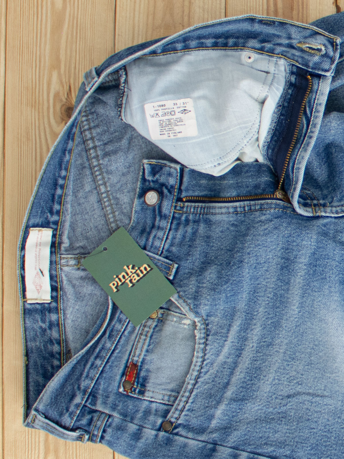 (W33 L32) Reworked Vintage Lee Cooper Jeans