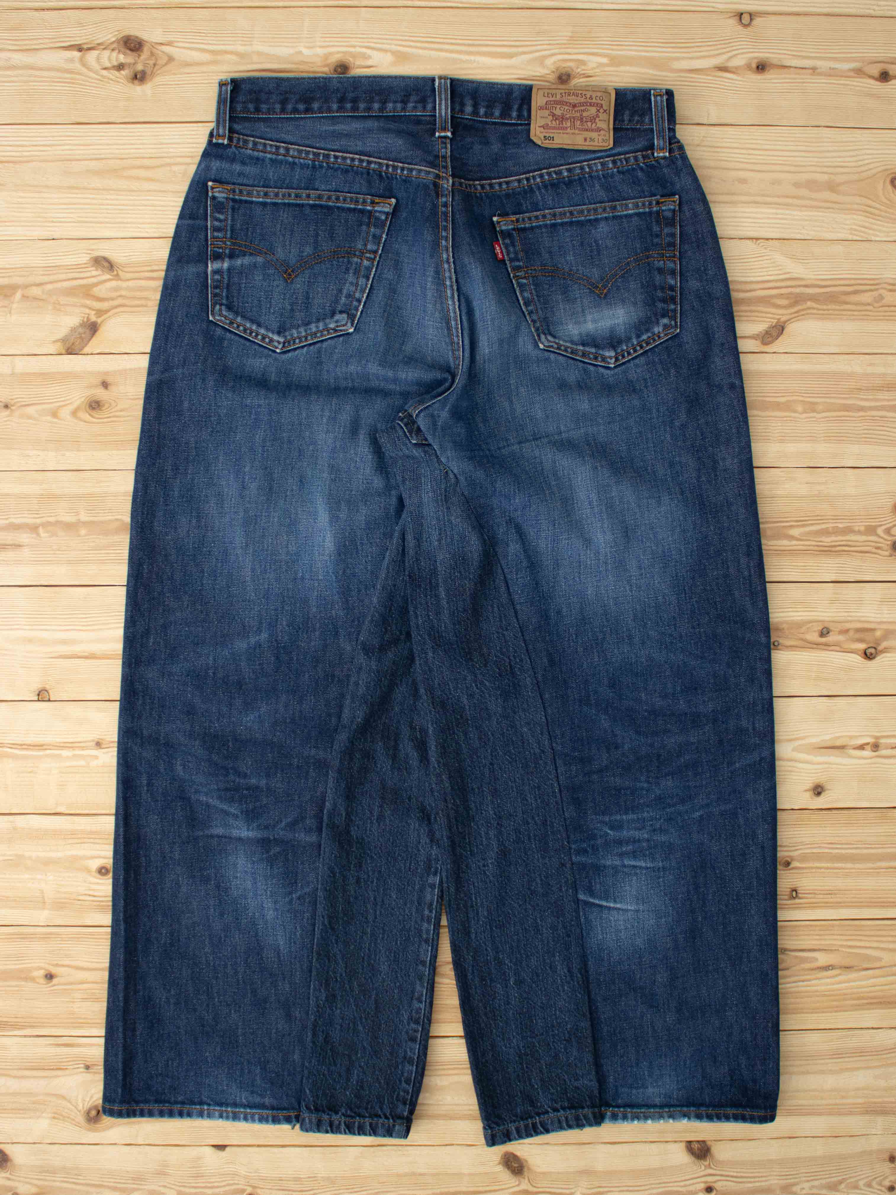 (W36 L30) Reworked Vintage Levi's 501 Jeans