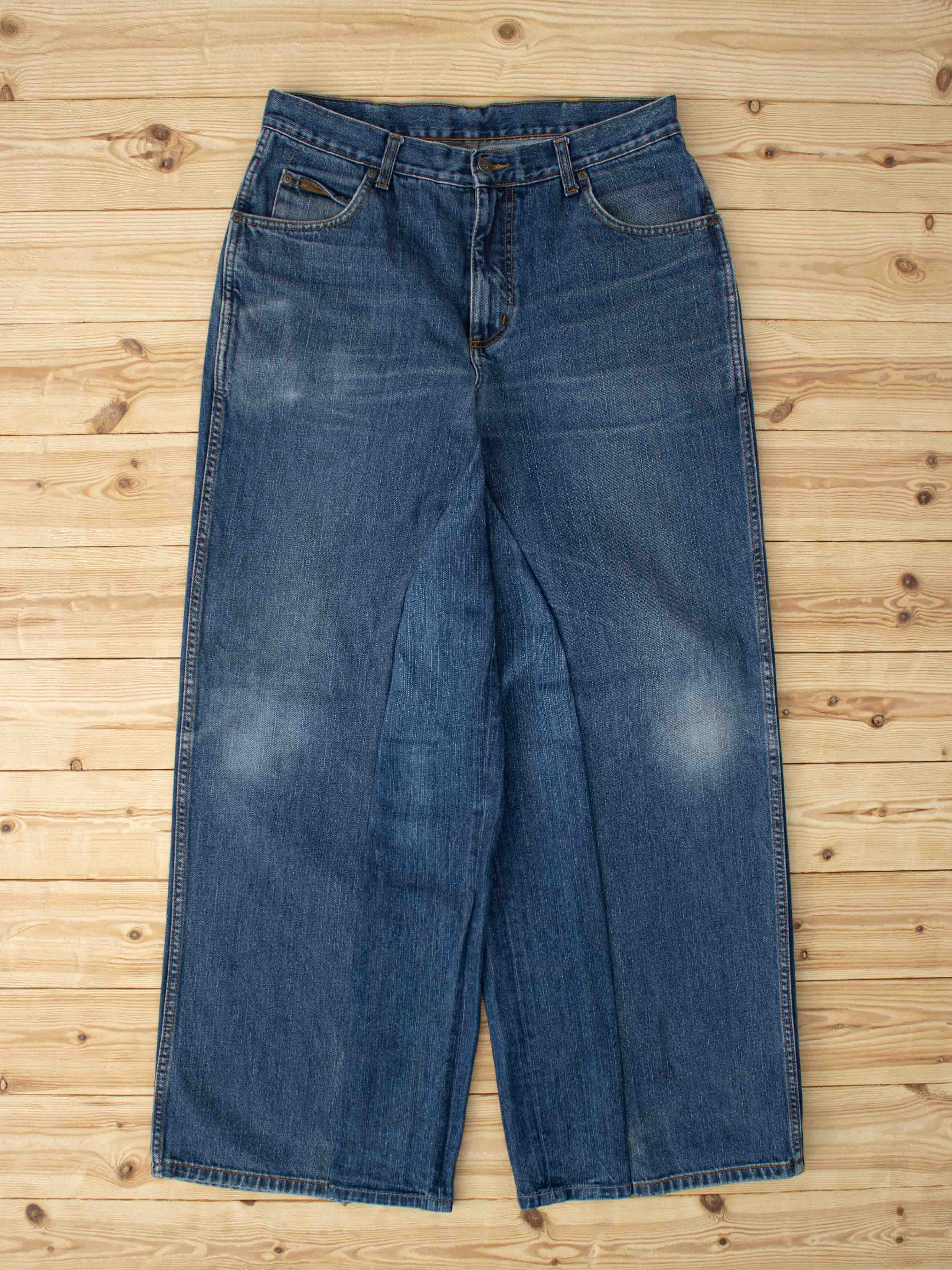 (W34 L34) Reworked Vintage Wrangler Texas Jeans
