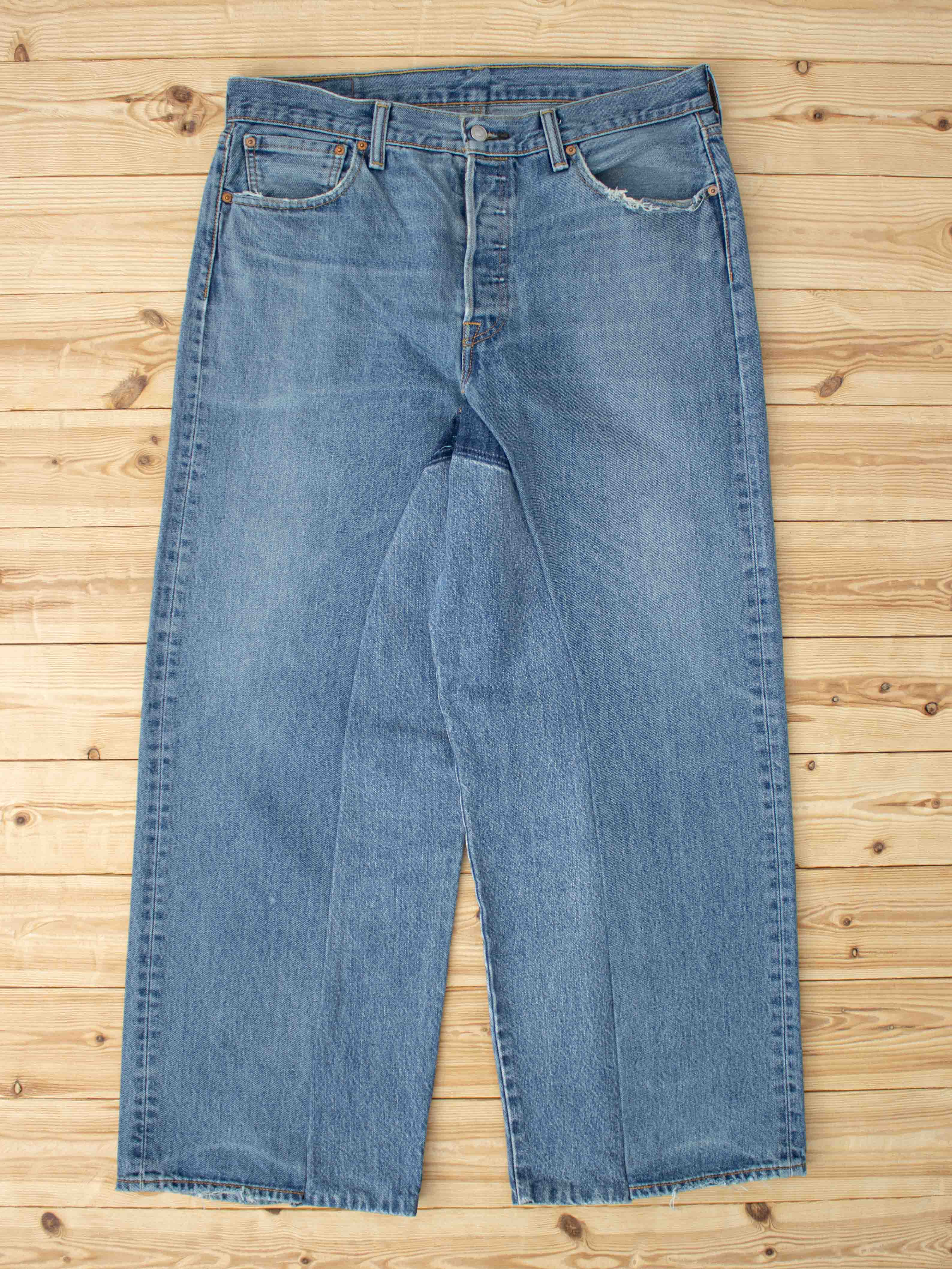 (W34 L32) Reworked Vintage Levi's 501 Jeans