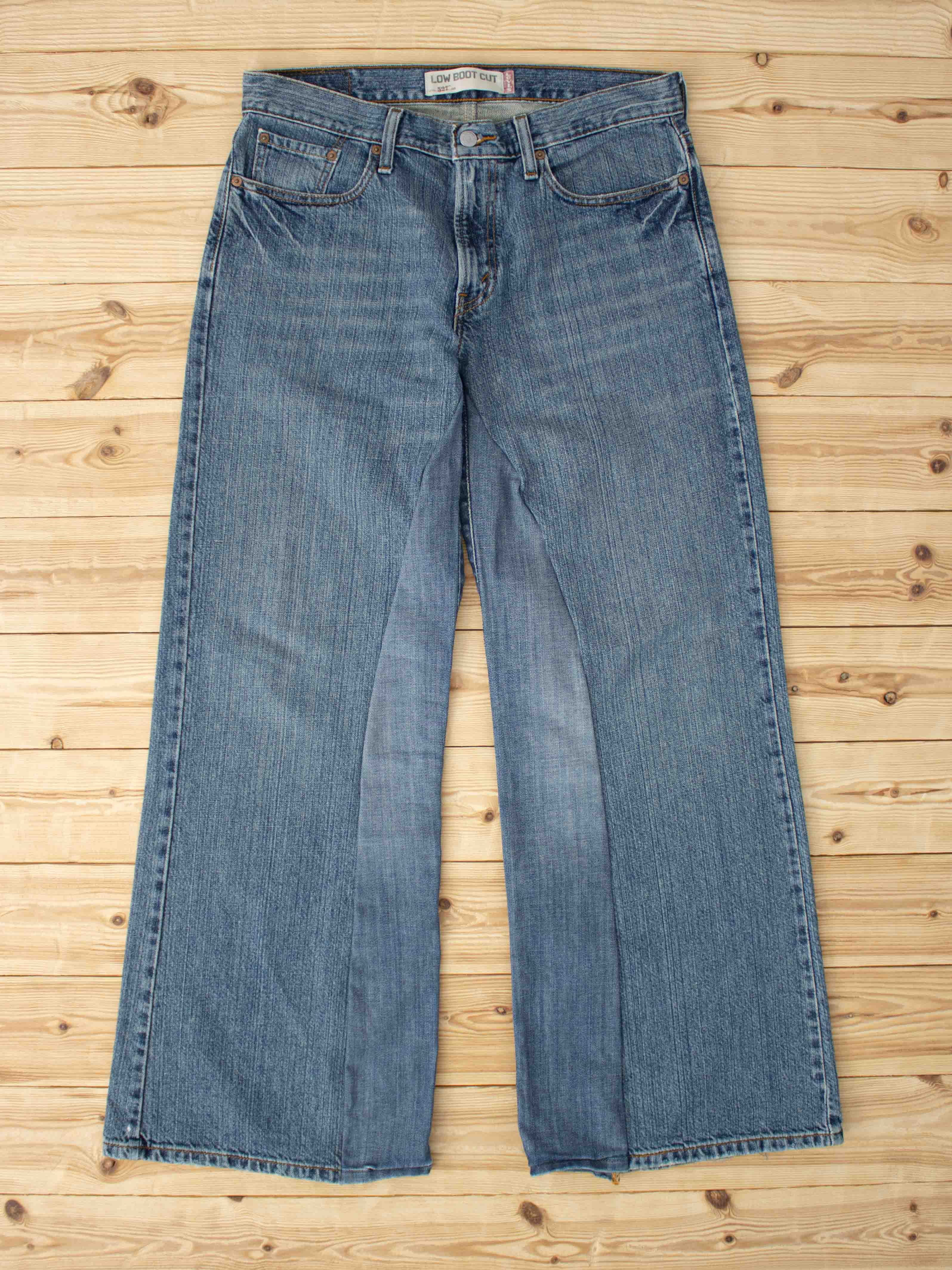 (W32 L32) Reworked Vintage Levi's 527 Flare Jeans