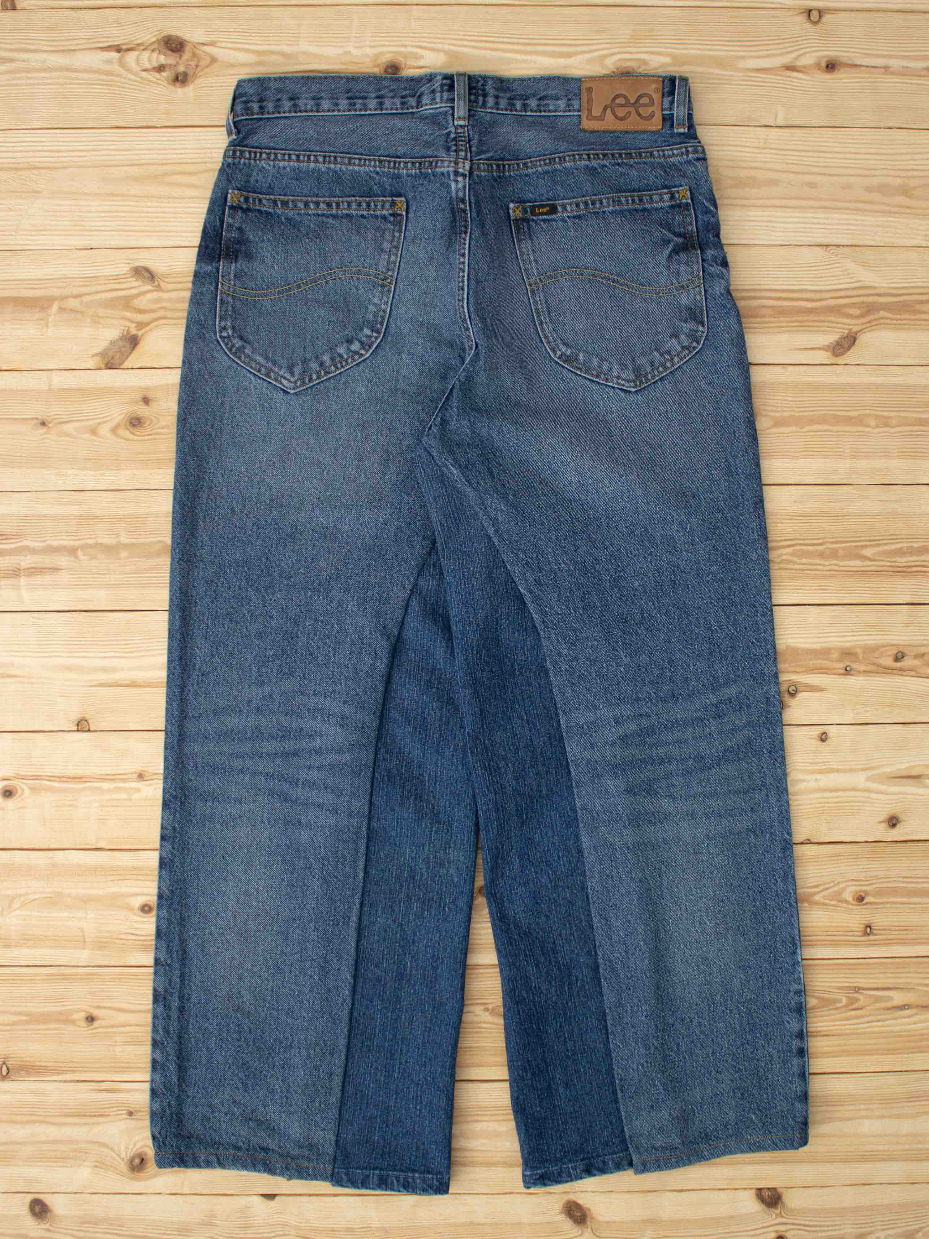 (W33 L32) Reworked Vintage Lee Jeans
