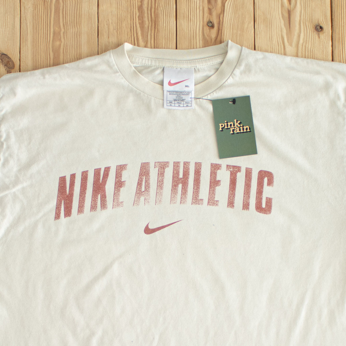 (L) Nike Athletic Vintage T-Shirt Blue