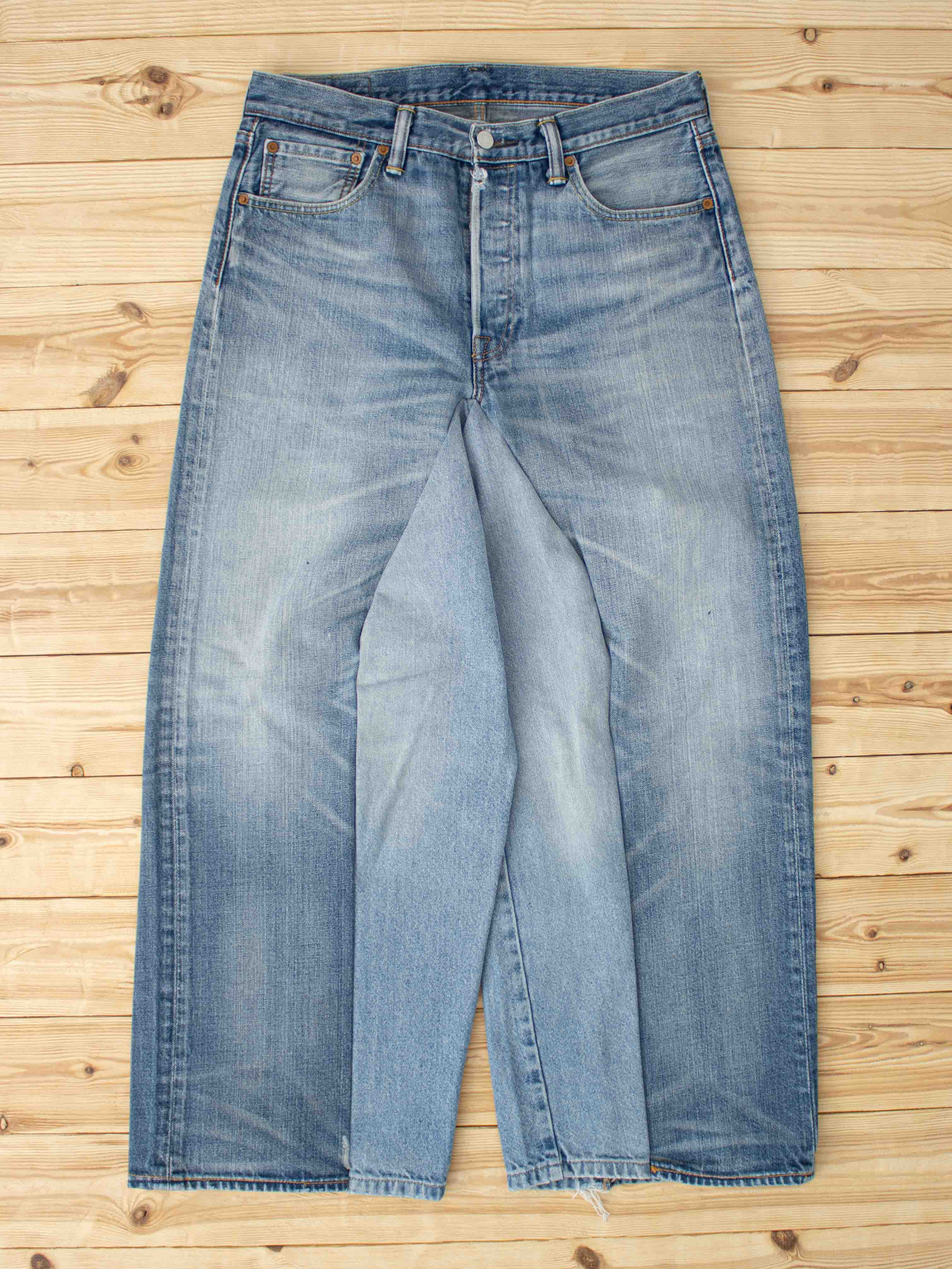 (W33 L32) Reworked Vintage Levi's 501 Jeans