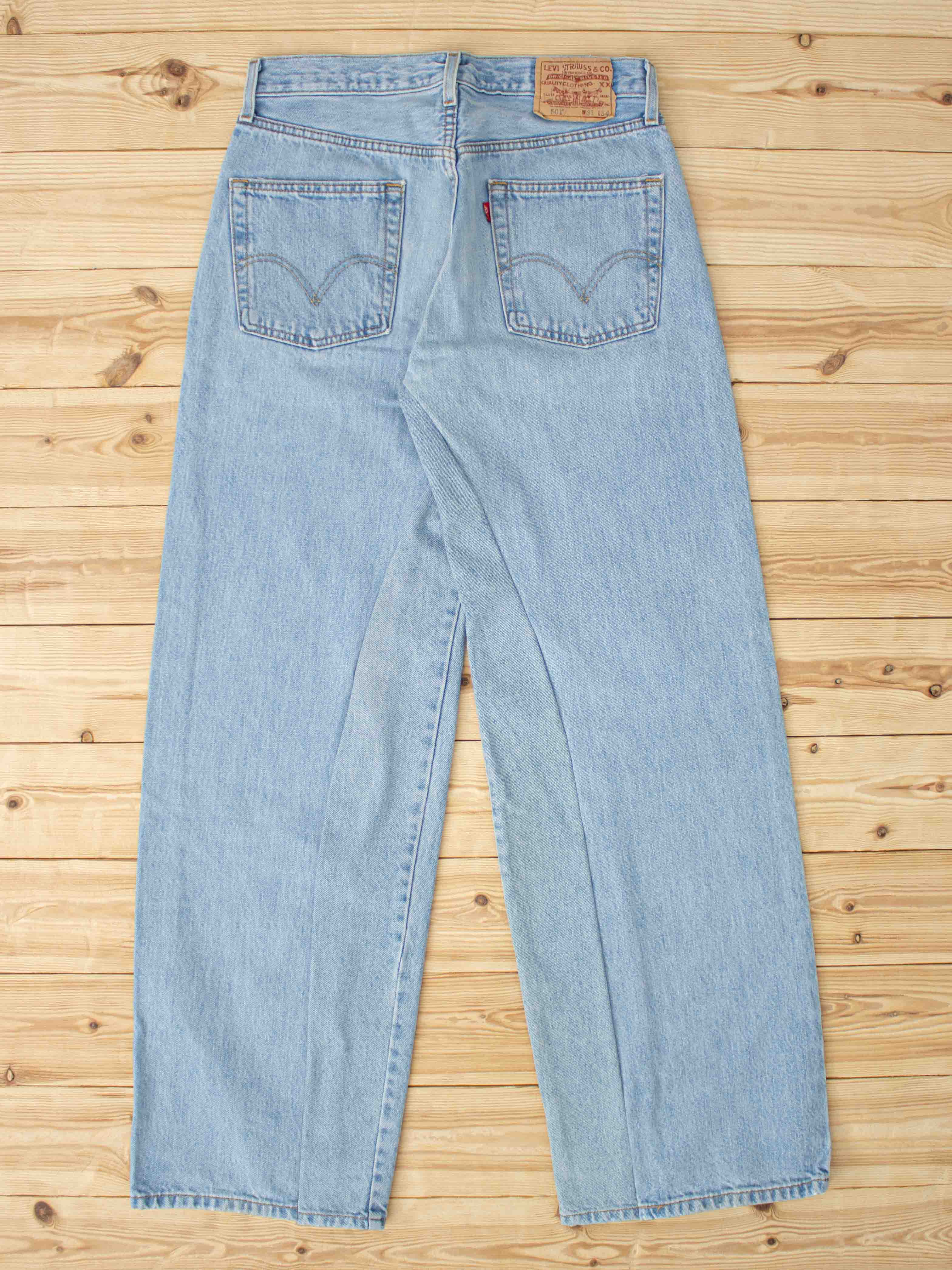 (W31 L34) Reworked Vintage Levi's 501 Jeans