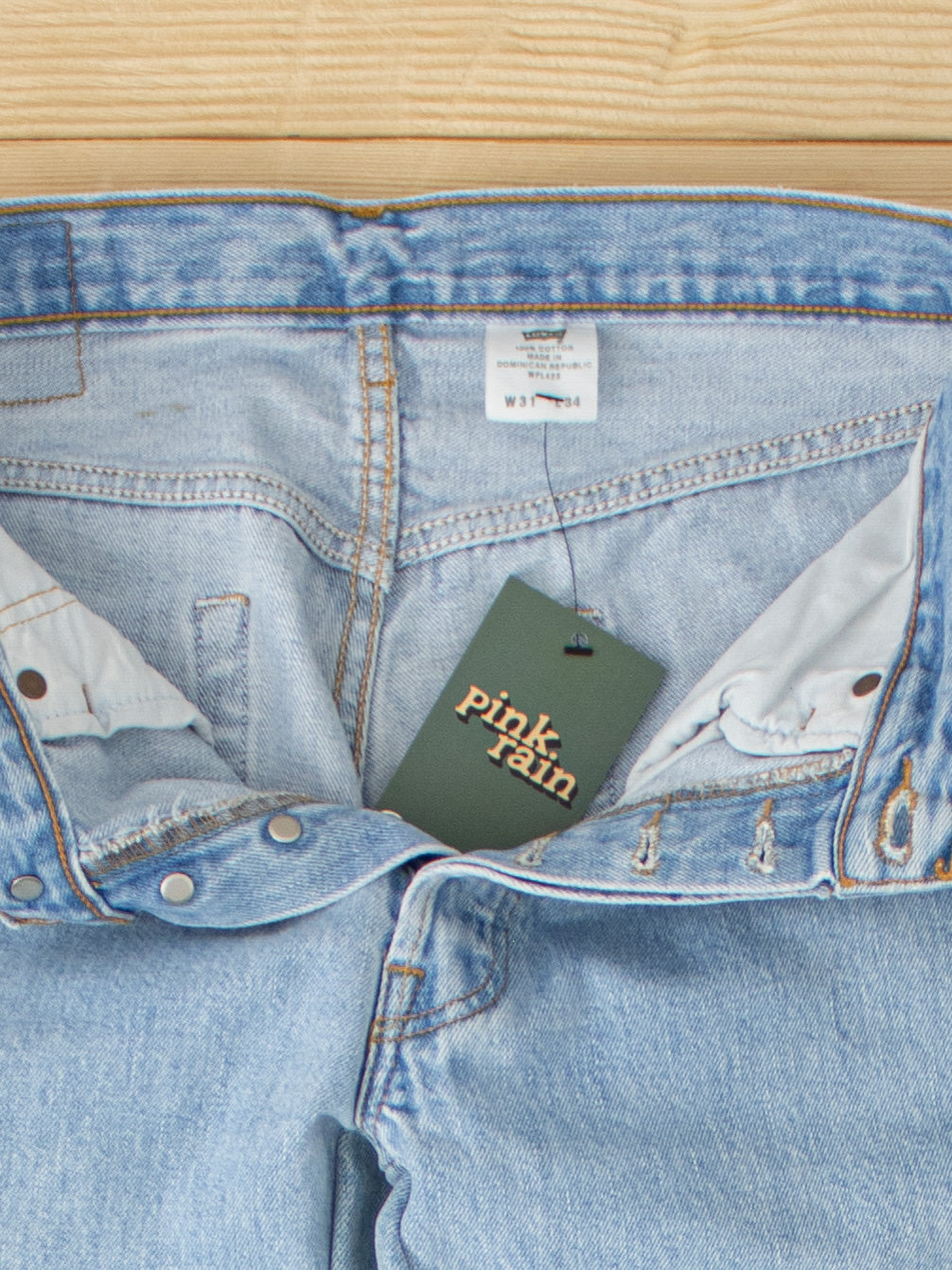 (W31 L34) Reworked Vintage Levi's 501 Jeans