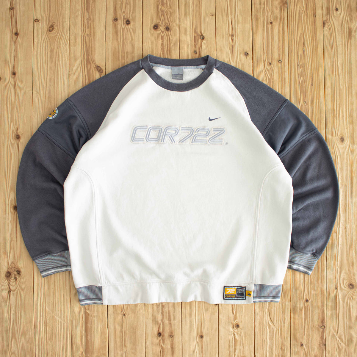 (XL) Nike Cortez Vintage Embroidered Sweatshirt White
